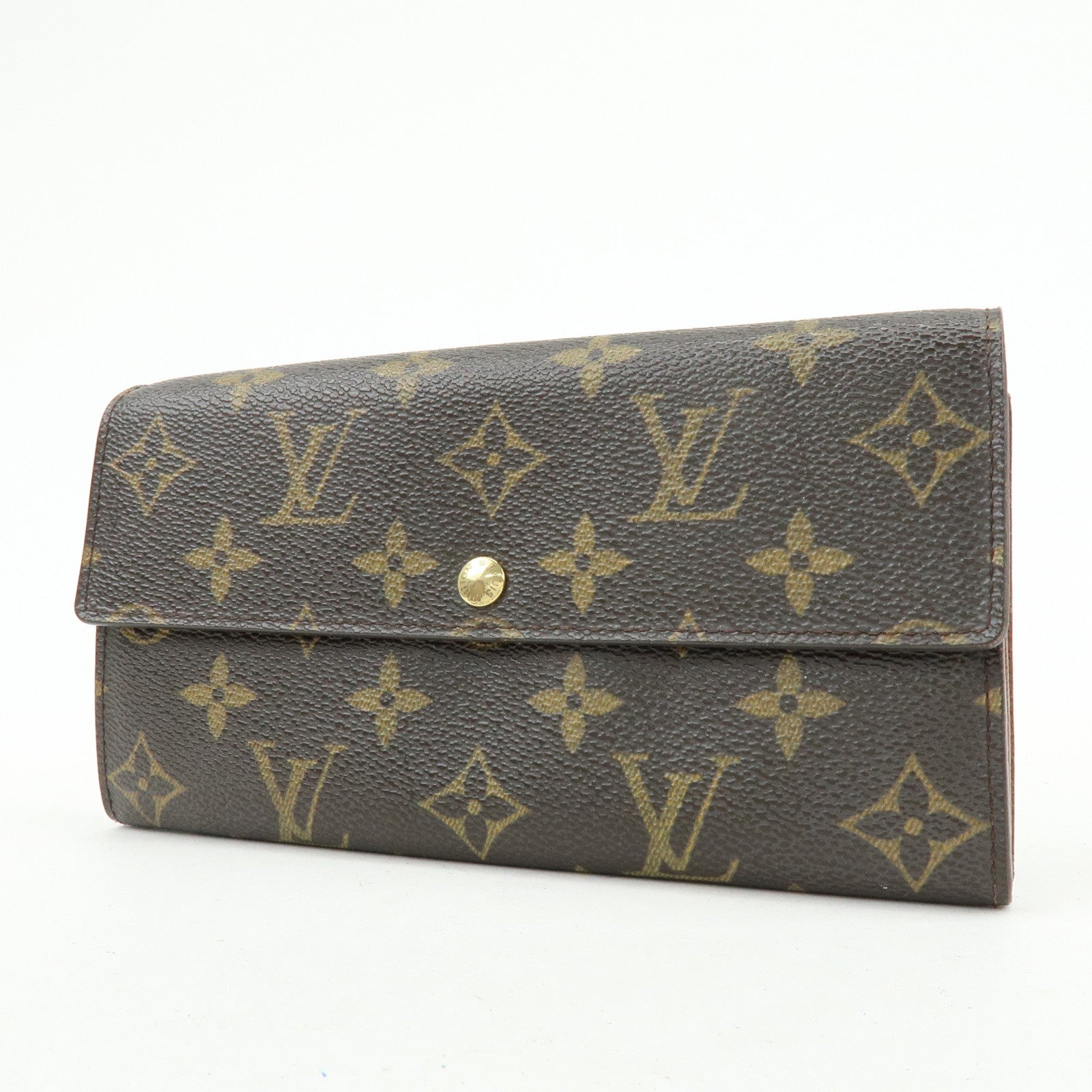 Louis Vuitton Monogram Porte Monnaie Credit Long Wallet M61726