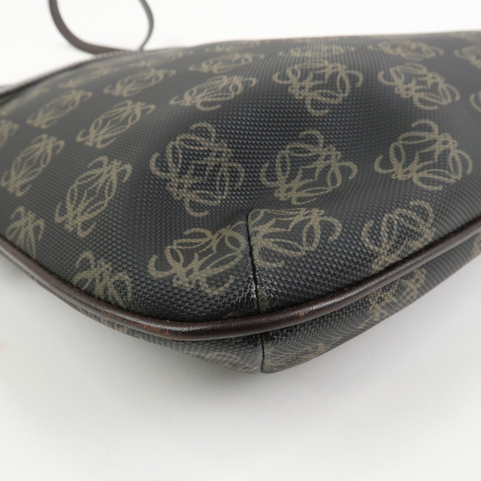 LOEWE Repeat Anagram Logo PVC Leather Shoulder Bag Crossbody Bag