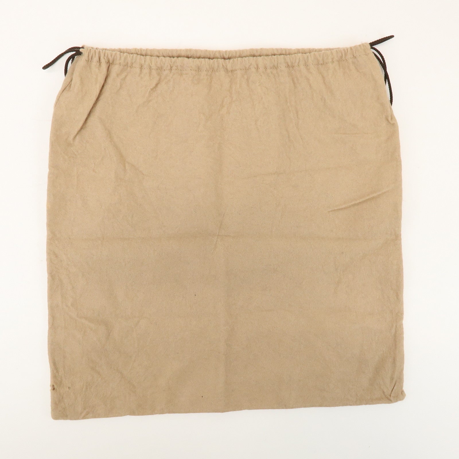 HERMES Set of 8 Drawstring Style Dust Bag Storage Bag Beige Brown