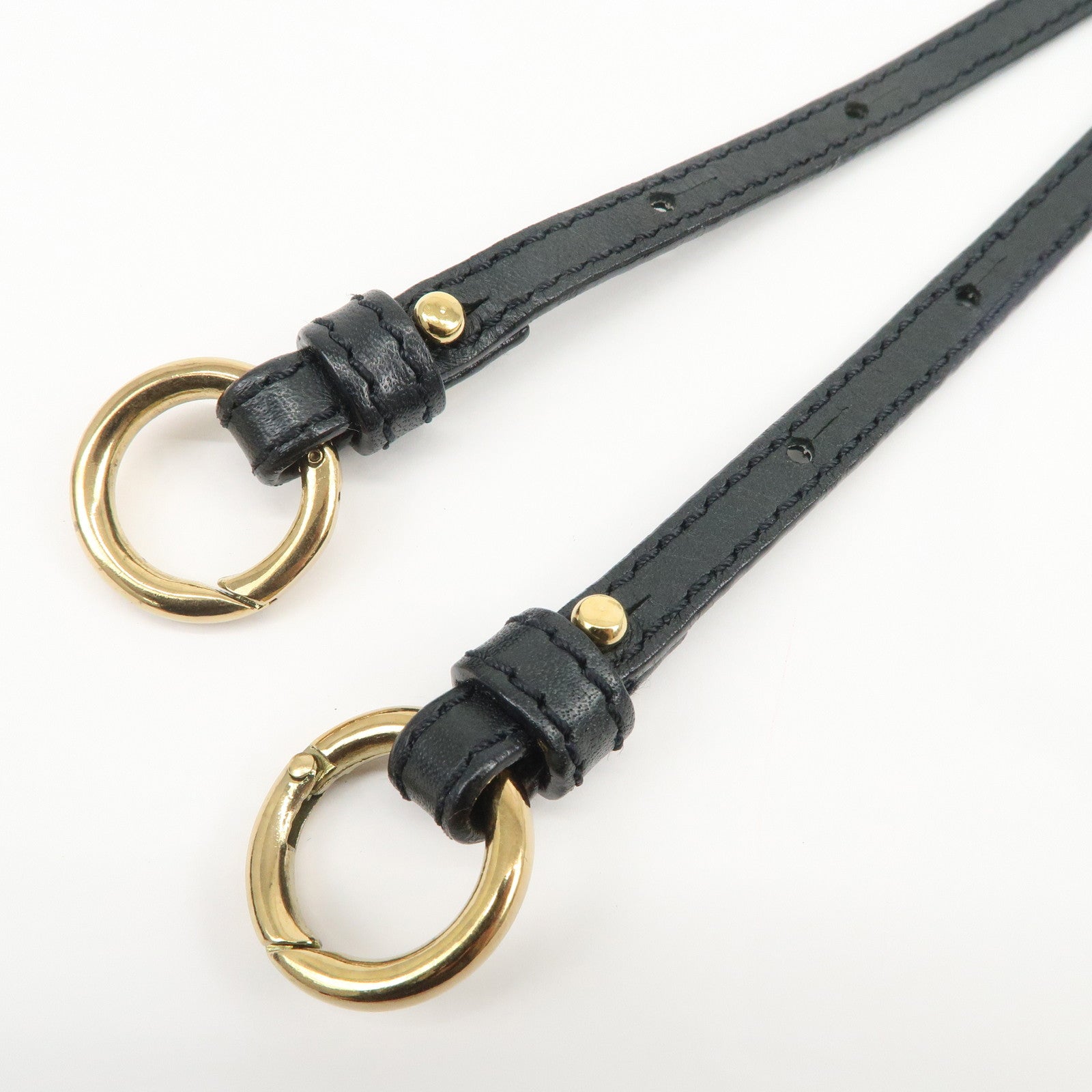 Chloe Victoria Leather 2Way Bag Hand Bag Shoulder Bag Black