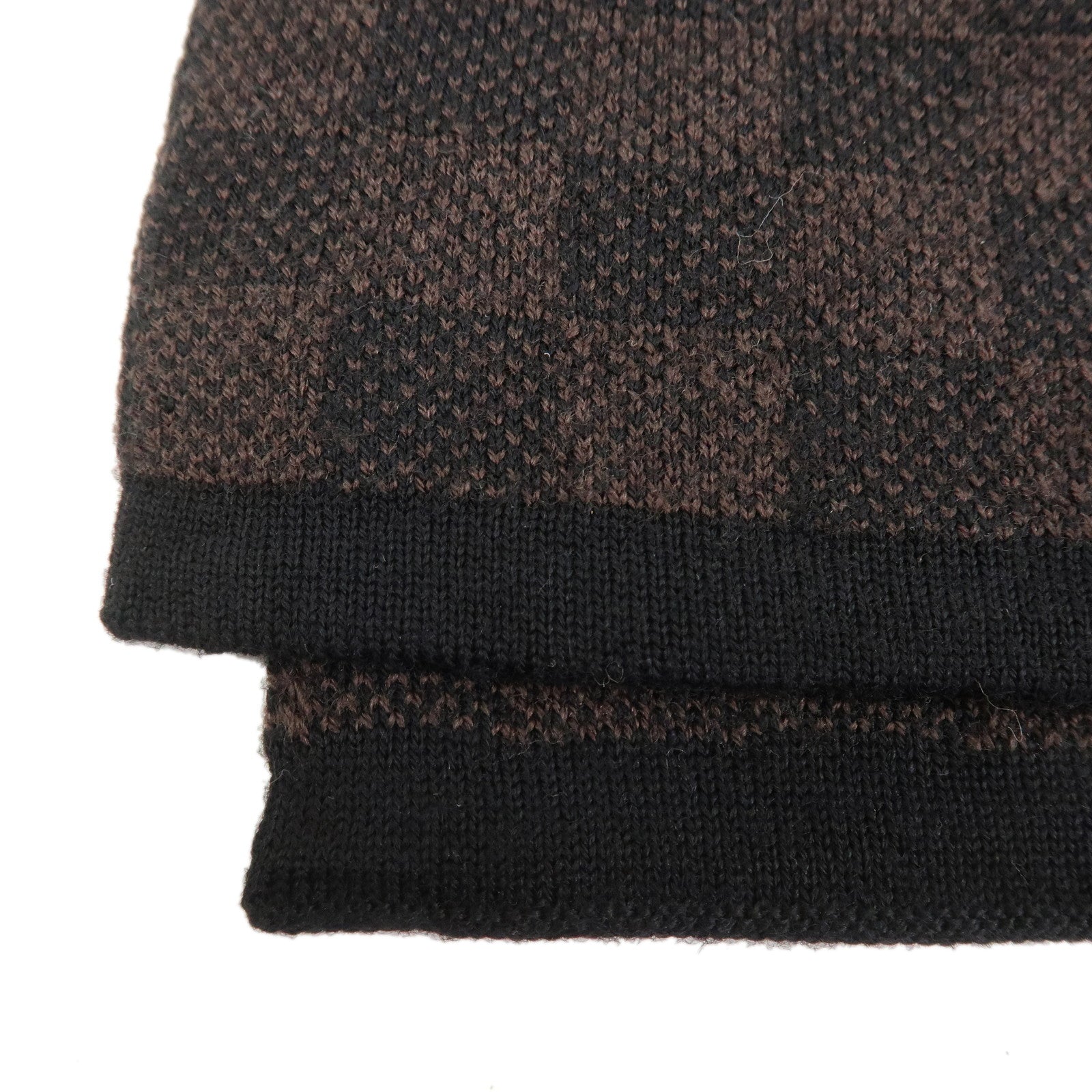 Louis Vuitton Damier Wool 100% Echarpe Petit Scarf Brown M70029