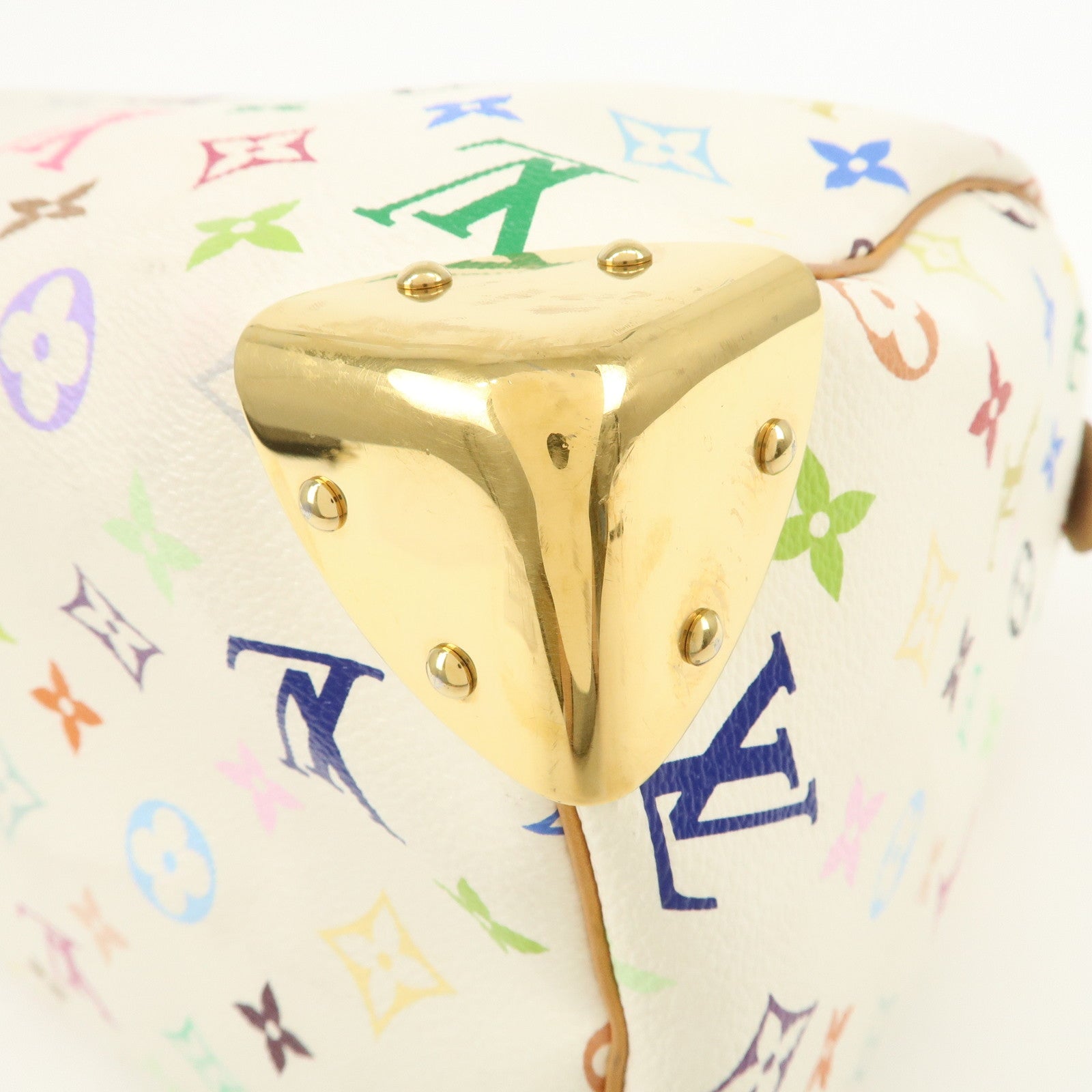 Louis Vuitton Monogram Multicolor Hand Bag Blanc M92643