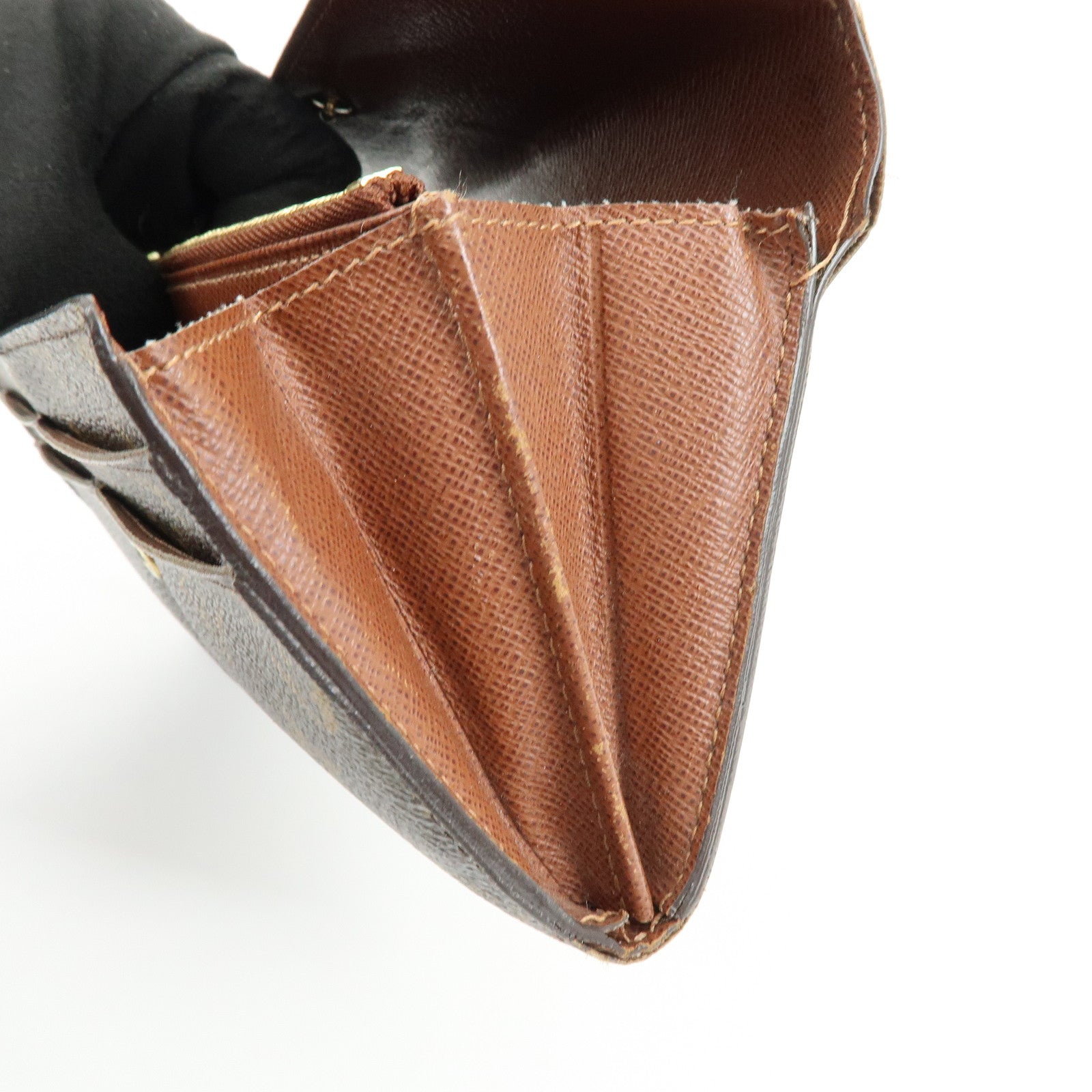 Louis Vuitton Monogram Portefeuille Sarah Long Wallet Brown M61734