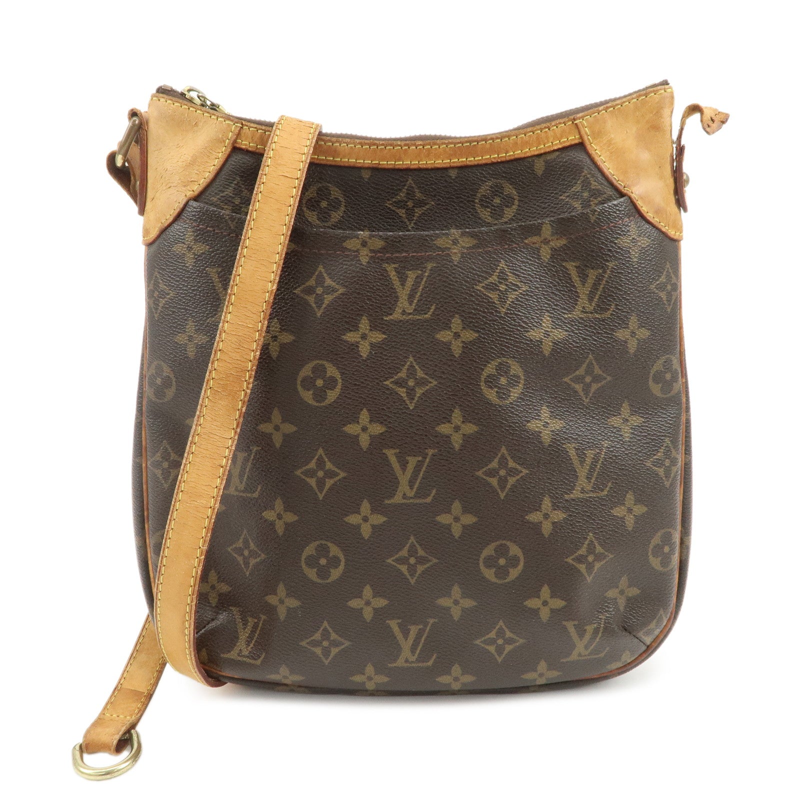 Louis Vuitton Monogram Odeon PM Shoulder Bag Brown M56390