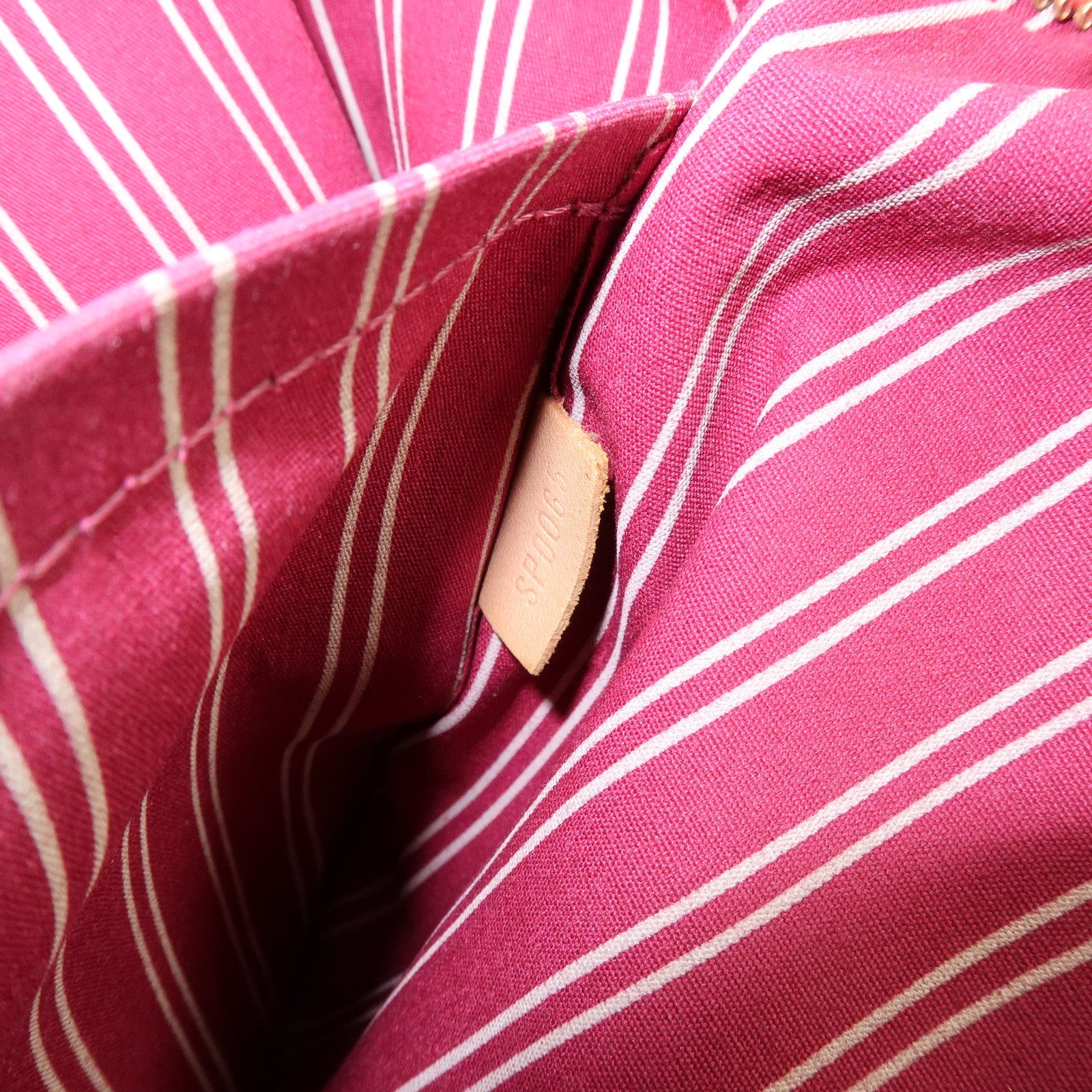 Louis Vuitton Antigua Cabas MM Tote Bag Hand Bag Rouge M40034