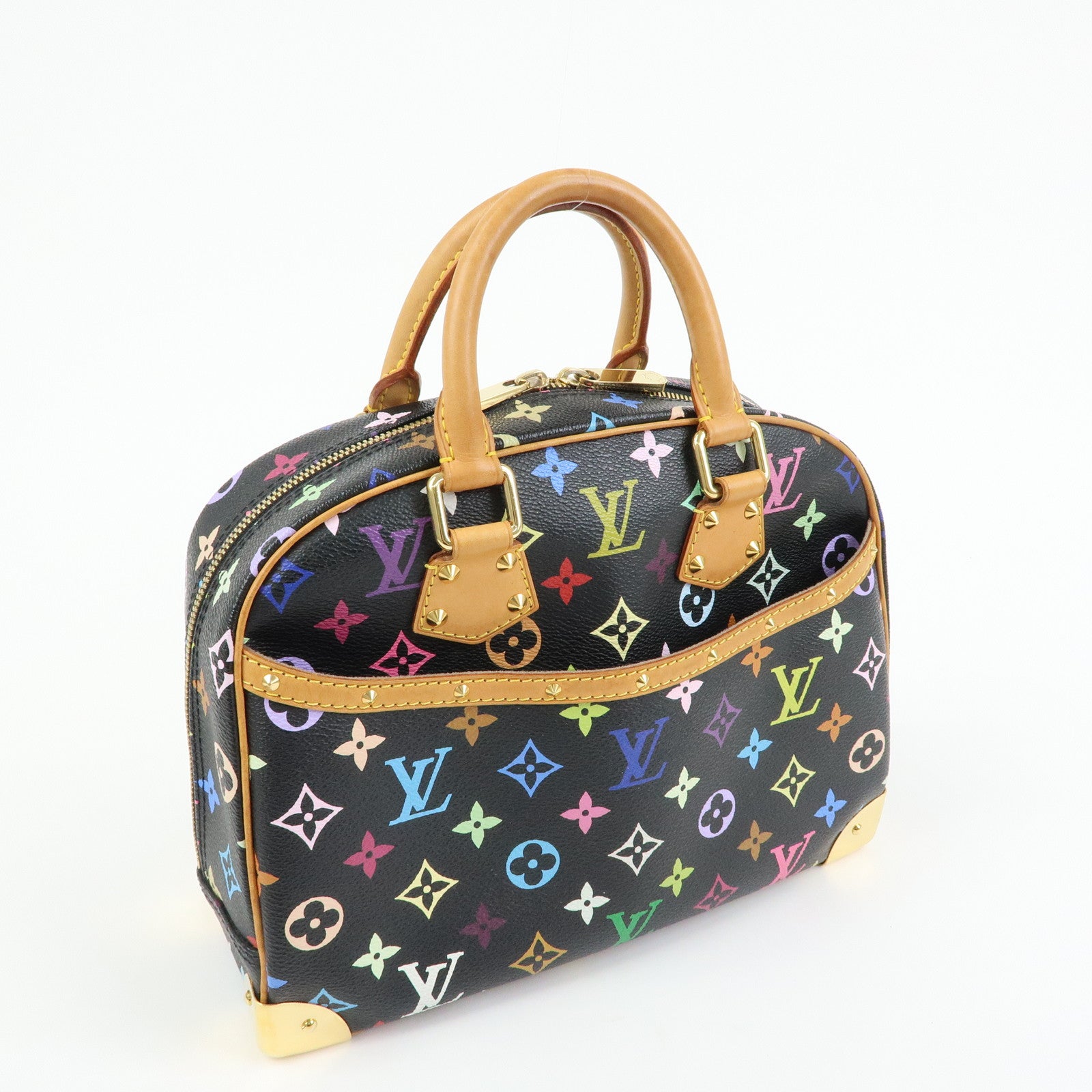 Louis Vuitton Monogram Trouville Multicolor Hand Bag Noir M92662