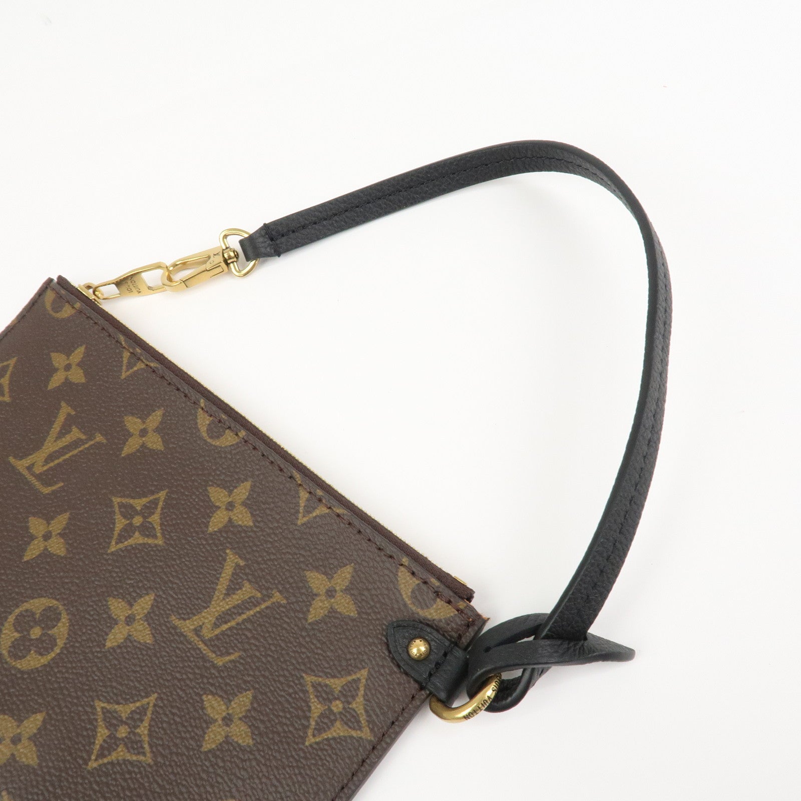 Louis Vuitton Monogram Canvas Leather Pouch for Low Key Hobo MM