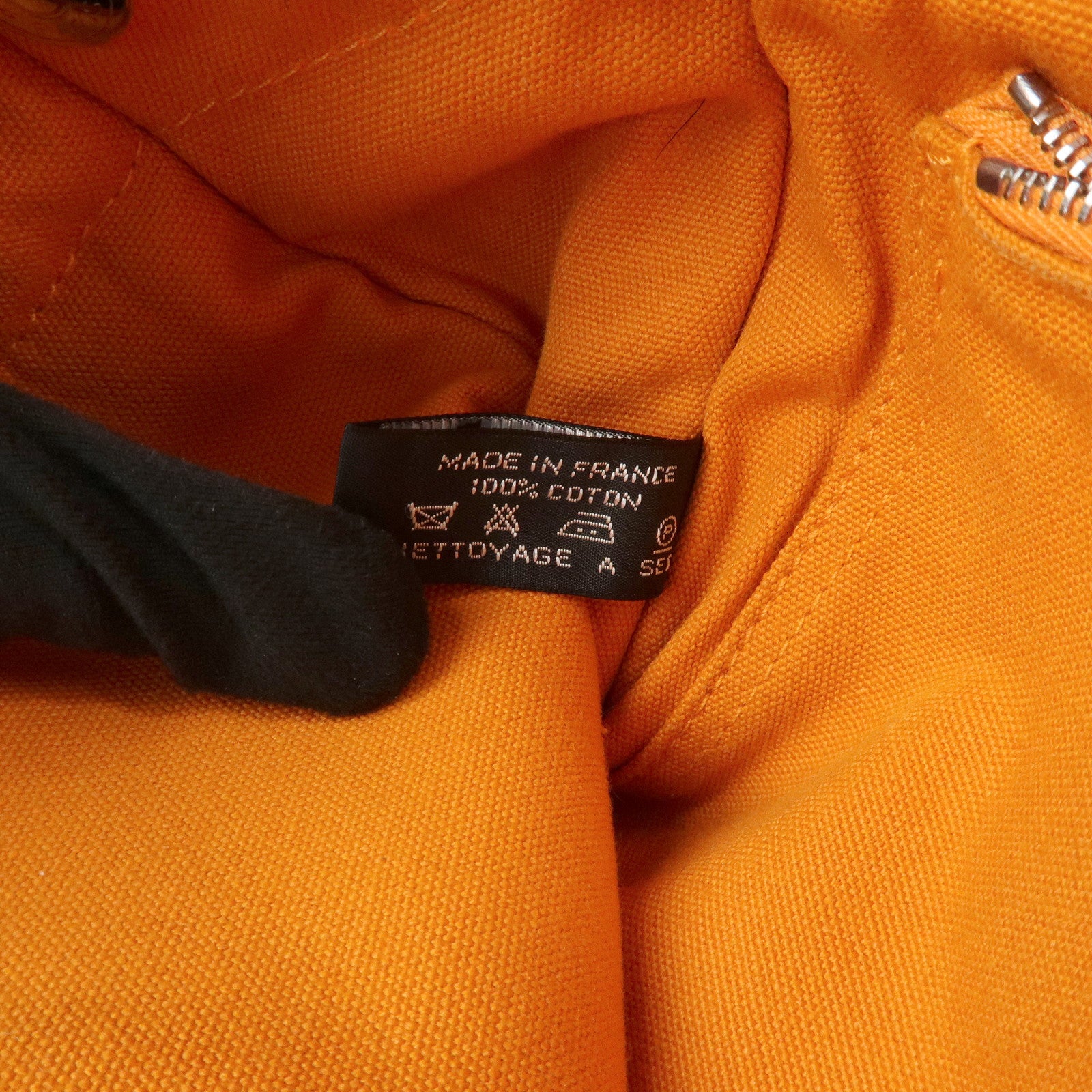 HERMES Fourre Tout PM Tote Bag FRENCH FESTIVAL OF HAWAII Red Brown