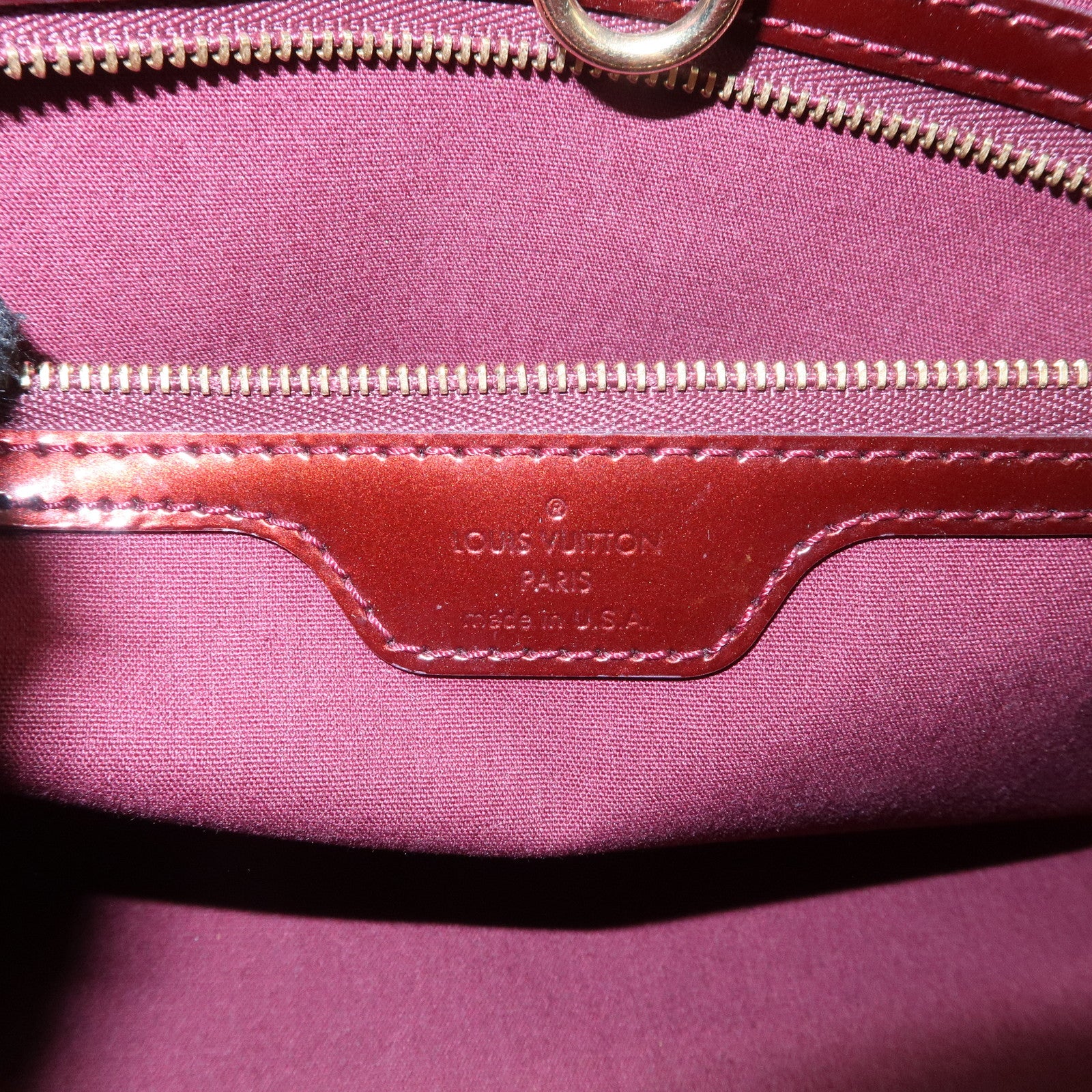 Louis Vuitton Monogram Vernis Wilshire PM Rouge Faurviste M91644 Used