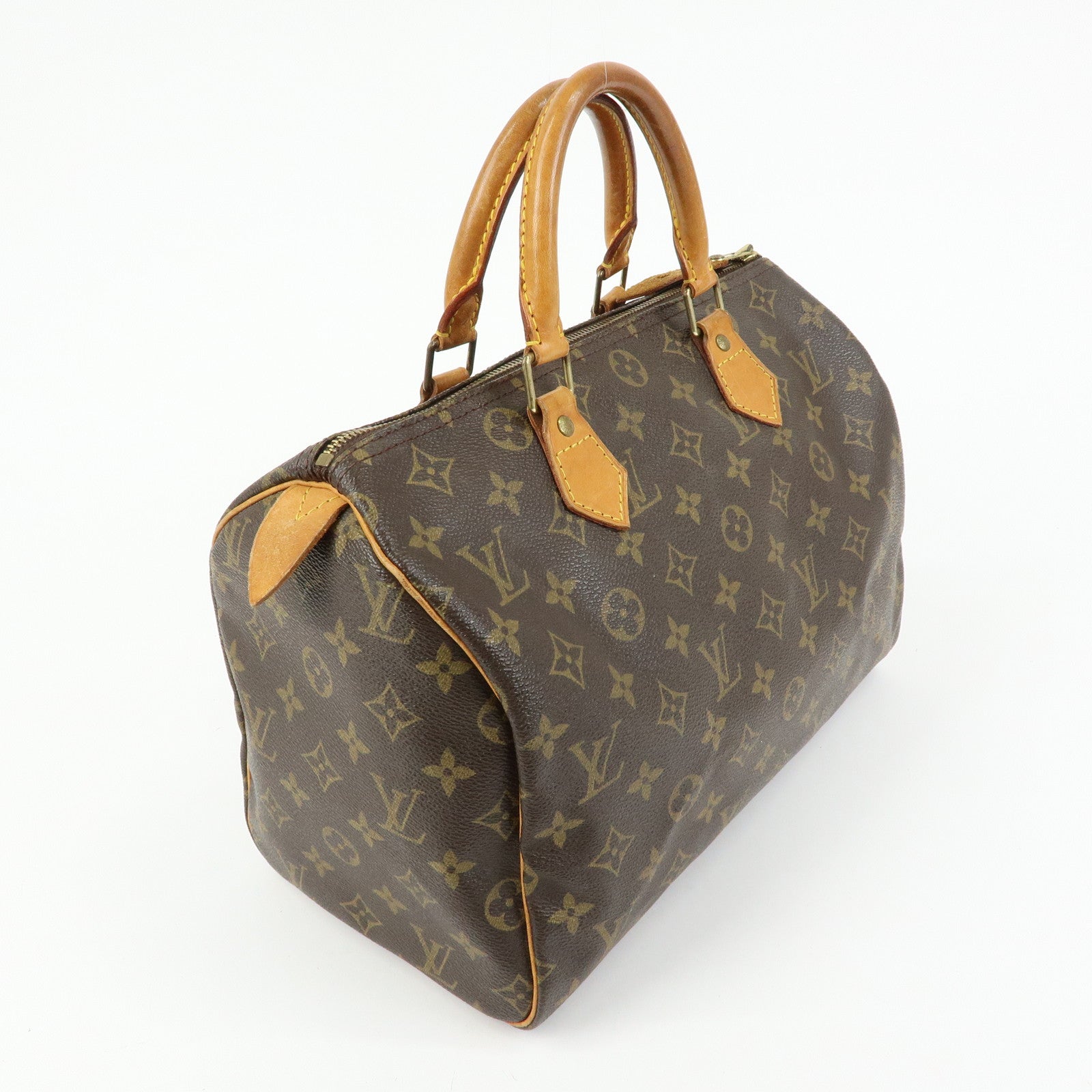 Louis Vuitton Monogram Speedy 30 Boston Bag Hand Bag Brown M41526
