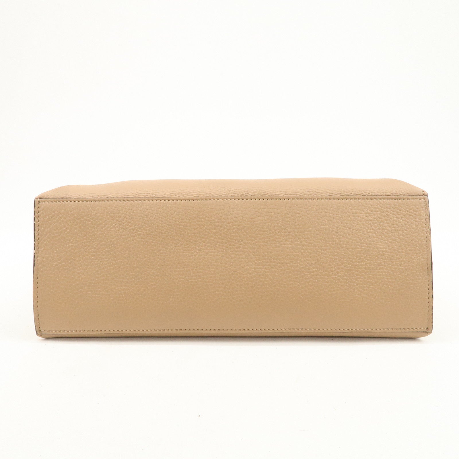 GUCCI Bamboo Leather 2WAY Bag Hand Bag Shoulder Bag Beige 392013