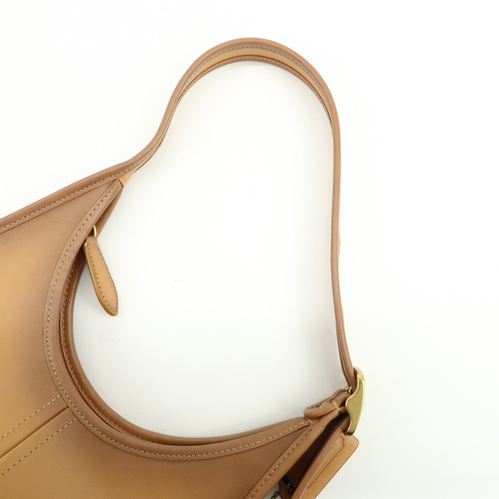 COACH Ergo Leather Shoulder Bag Hand Bag Brown Gradation