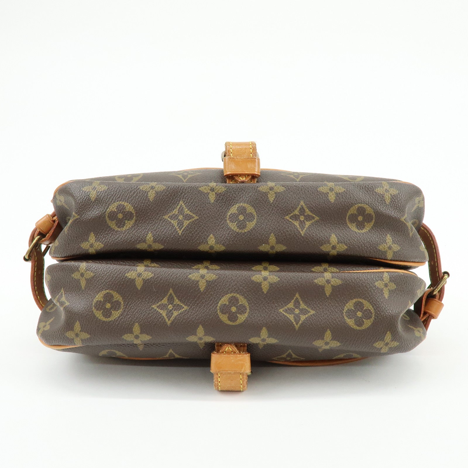 Louis Vuitton Monogram Saumur 30 Shoulder Bag Brown M42256