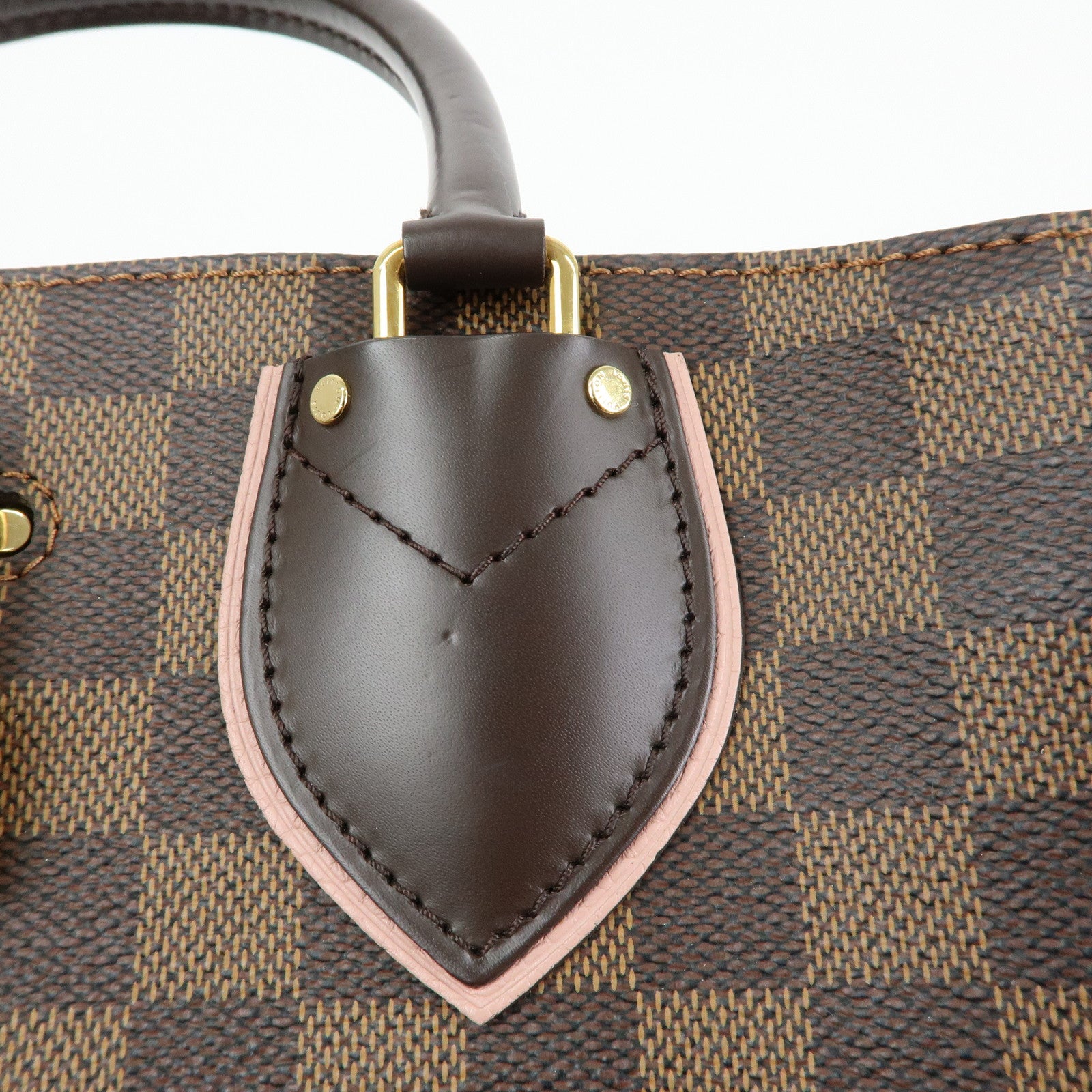 Louis Vuitton Damier Normandy Leather Canvas 2Way Bag N41488