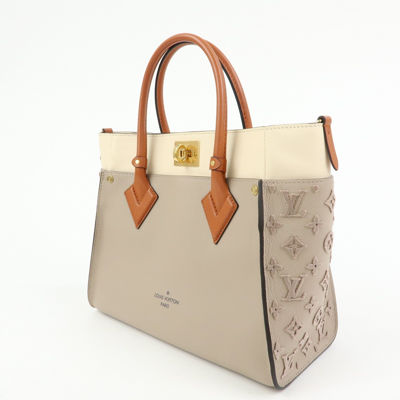 Louis Vuitton Monogram Tuffetage On My Side MM 2Way Bag M53825