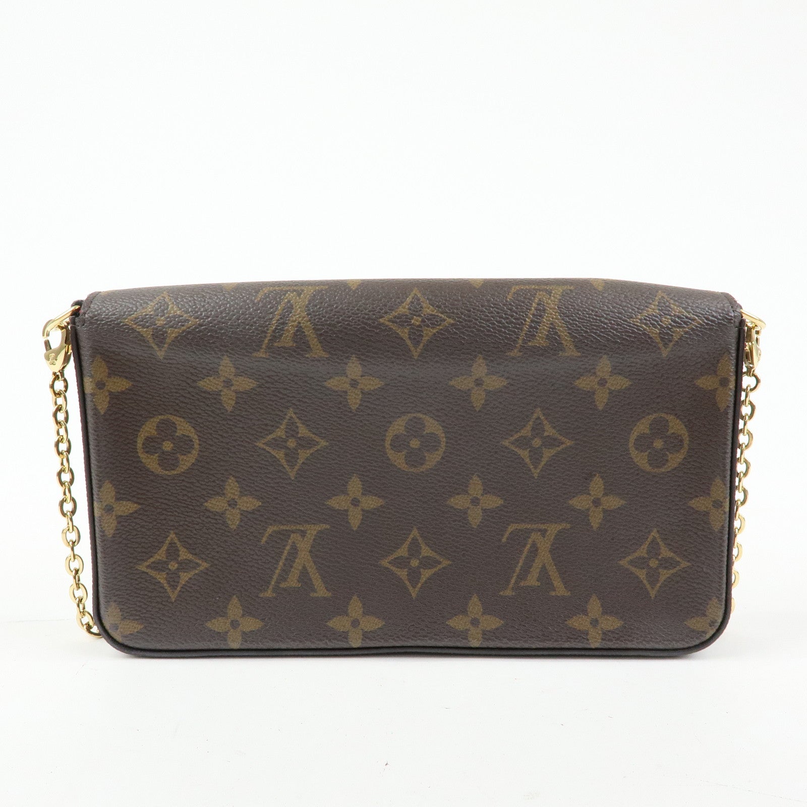 Louis Vuitton Monogram Pochette Felicie Shoulder Bag Brown M61276