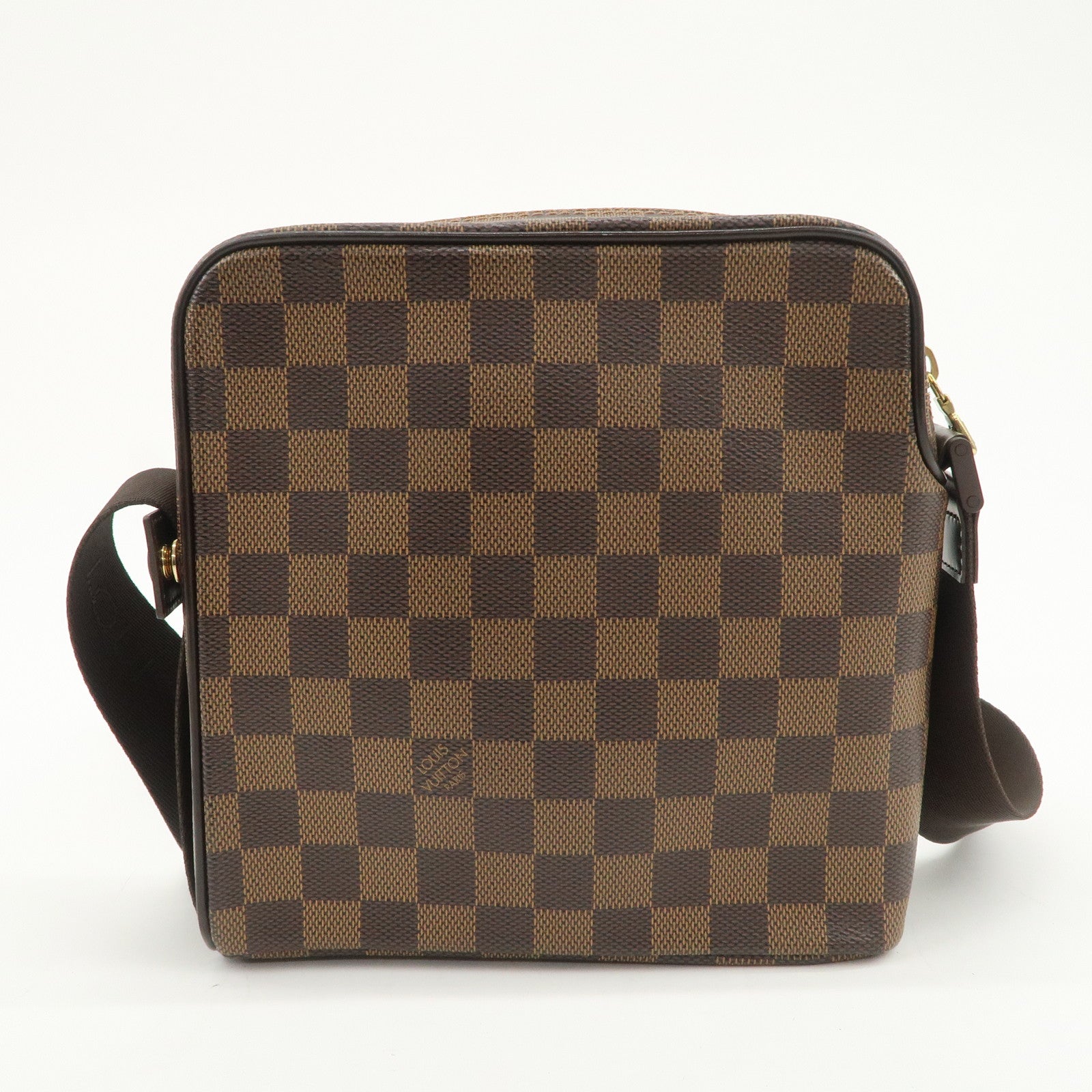 Louis Vuitton Damier Olaf PM Crossbody Shoulder Bag Brown N41442