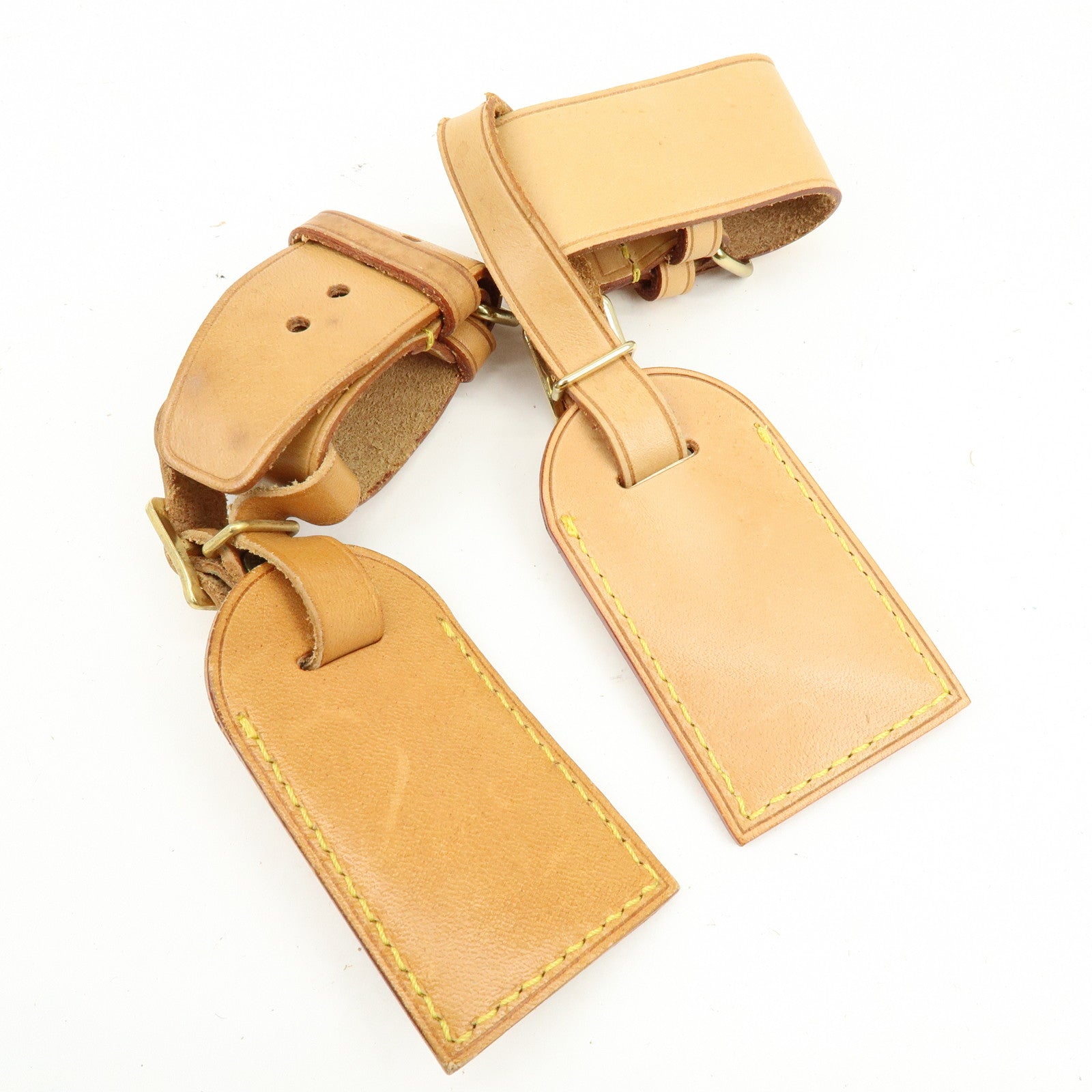 Louis Vuitton Set of 9 Leather Name Tag & Poignet