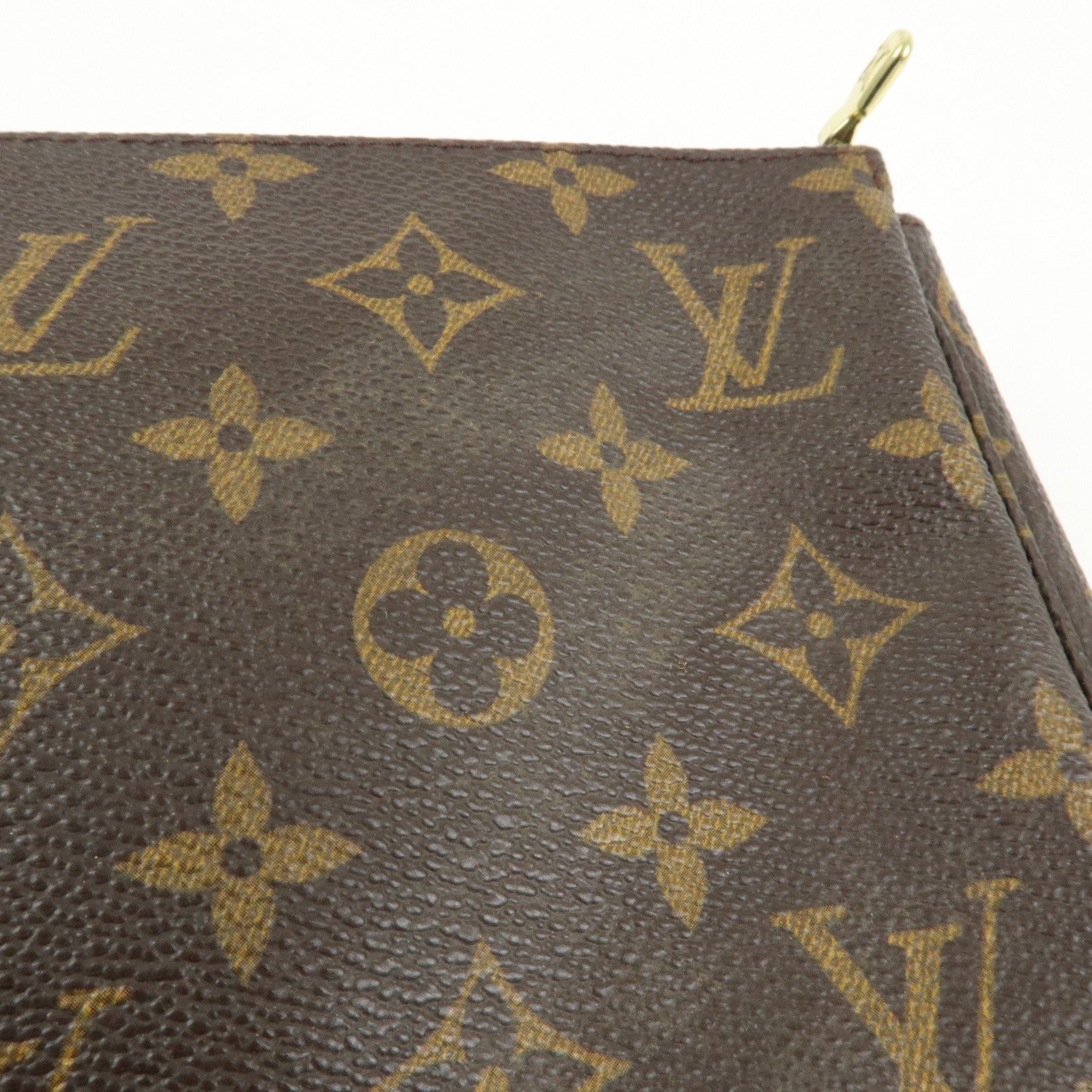Louis Vuitton Monogram Pochette Accessoires Pouch Hand Bag M51980