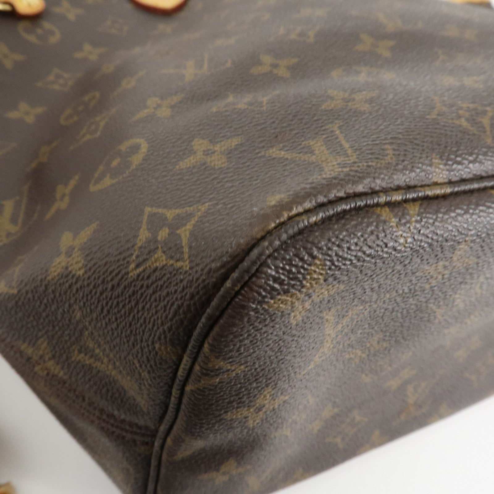 Louis Vuitton Monogram Neverfull MM Tote Bag Brown M40156 Used