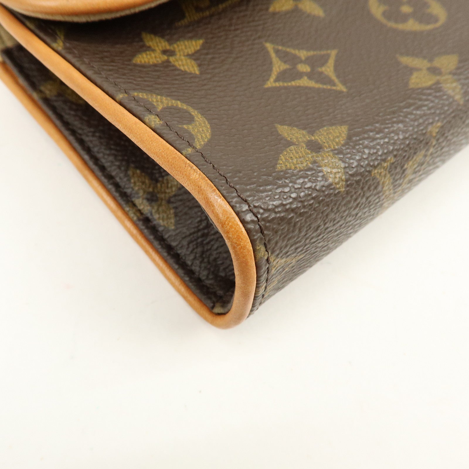 Louis Vuitton Monogram Pochette Florentine Waist Bag Belt XS M51855
