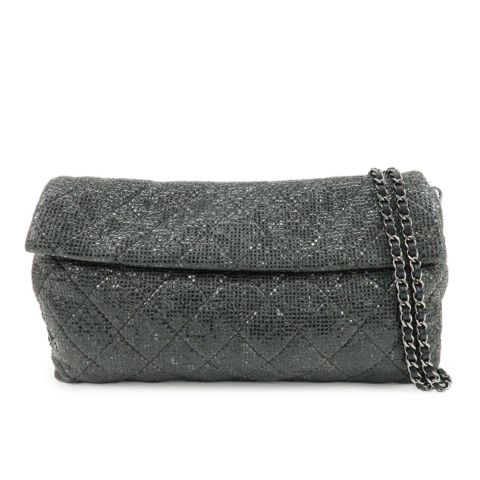 CHANEL Matelasse Chain Shoulder Bag 2014 Christmas Edition Black