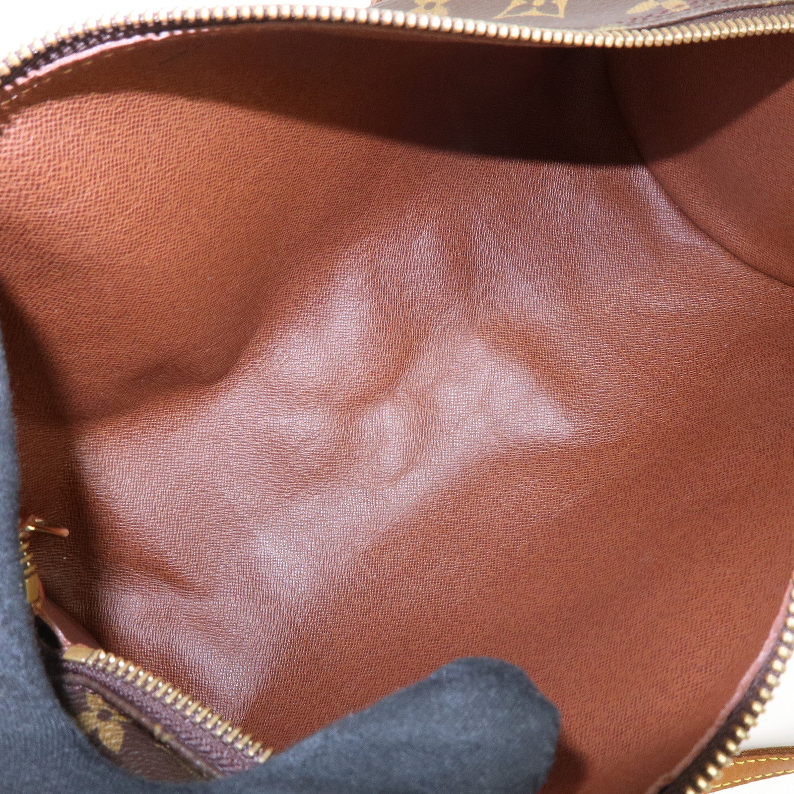 Louis Vuitton Monogram Papillon 30 Hand Bag Brown M51385