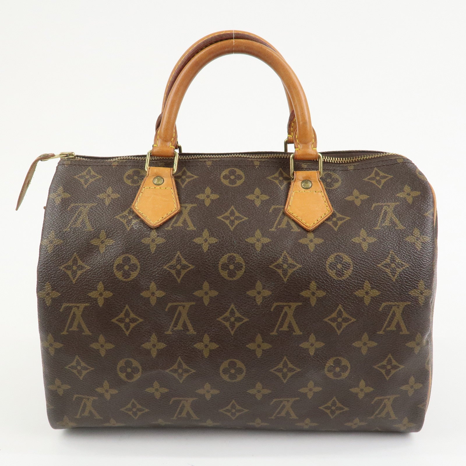 Louis Vuitton Monogram Speedy 30 Boston Bag Hand Bag Brown M41526