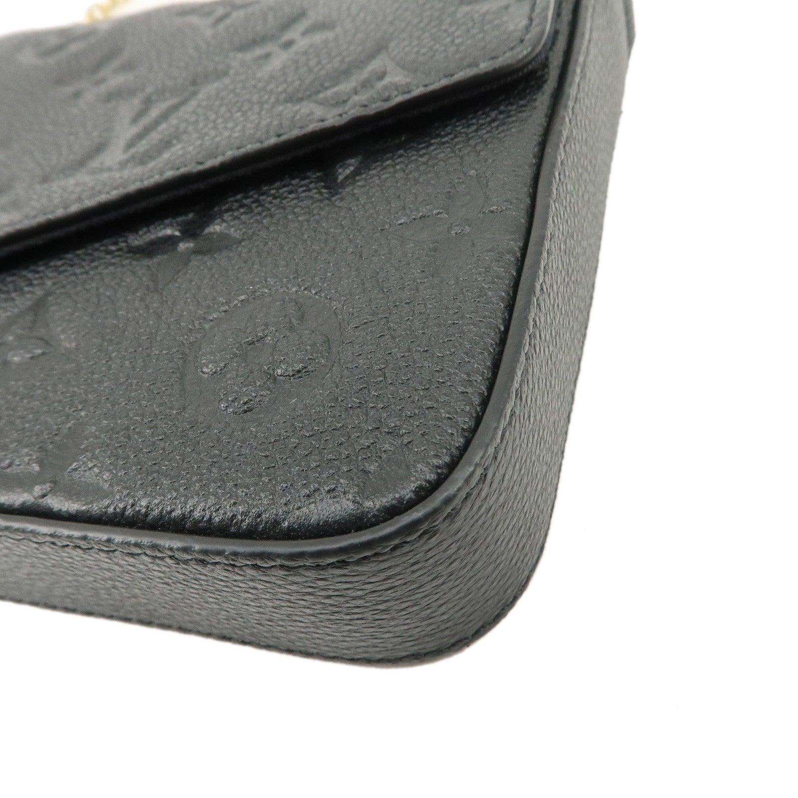 Louis Vuitton Monogram Empreinte Pochette Felicie Noir M82477
