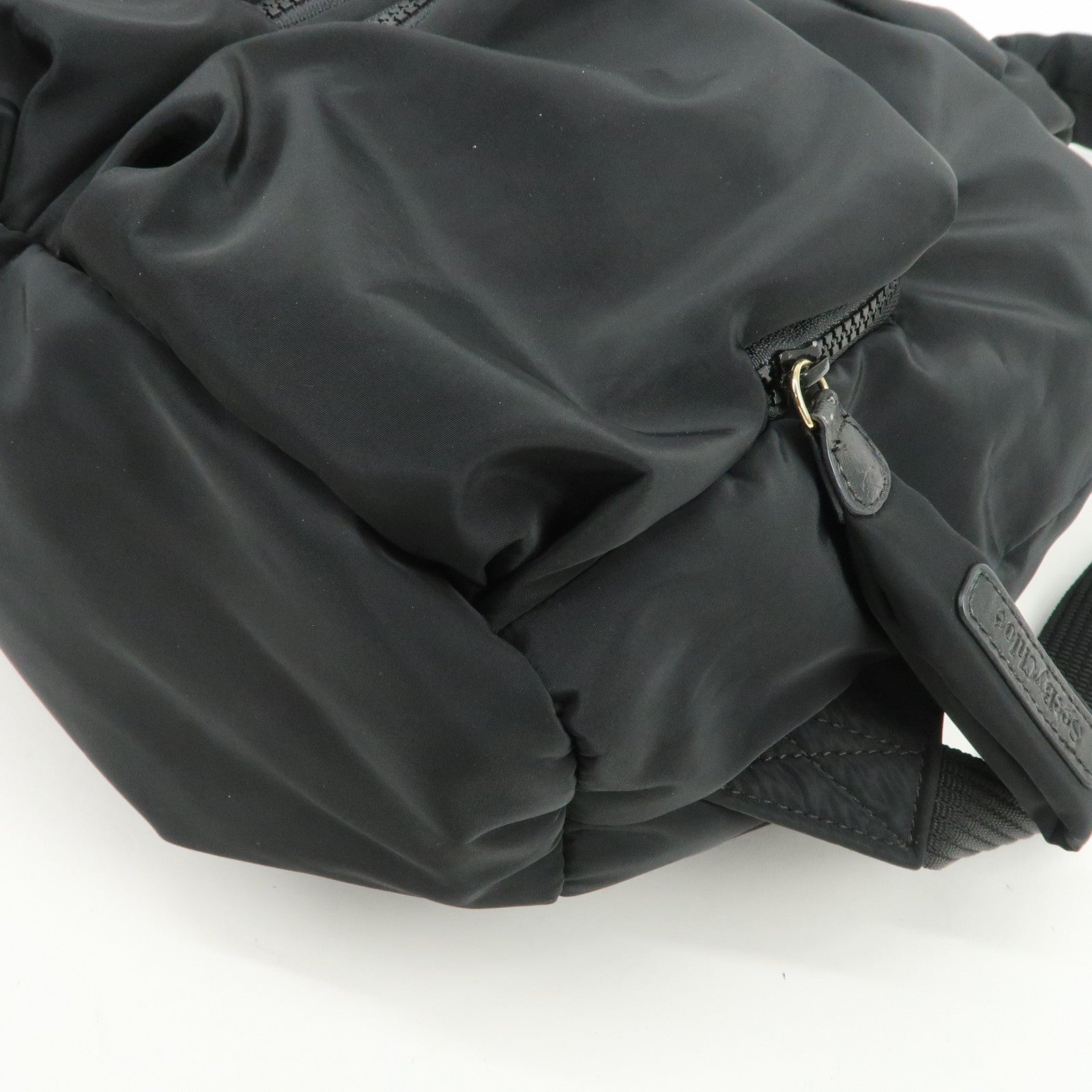 Chloe See by Chloe Nylon Backpack Rucksuck Black