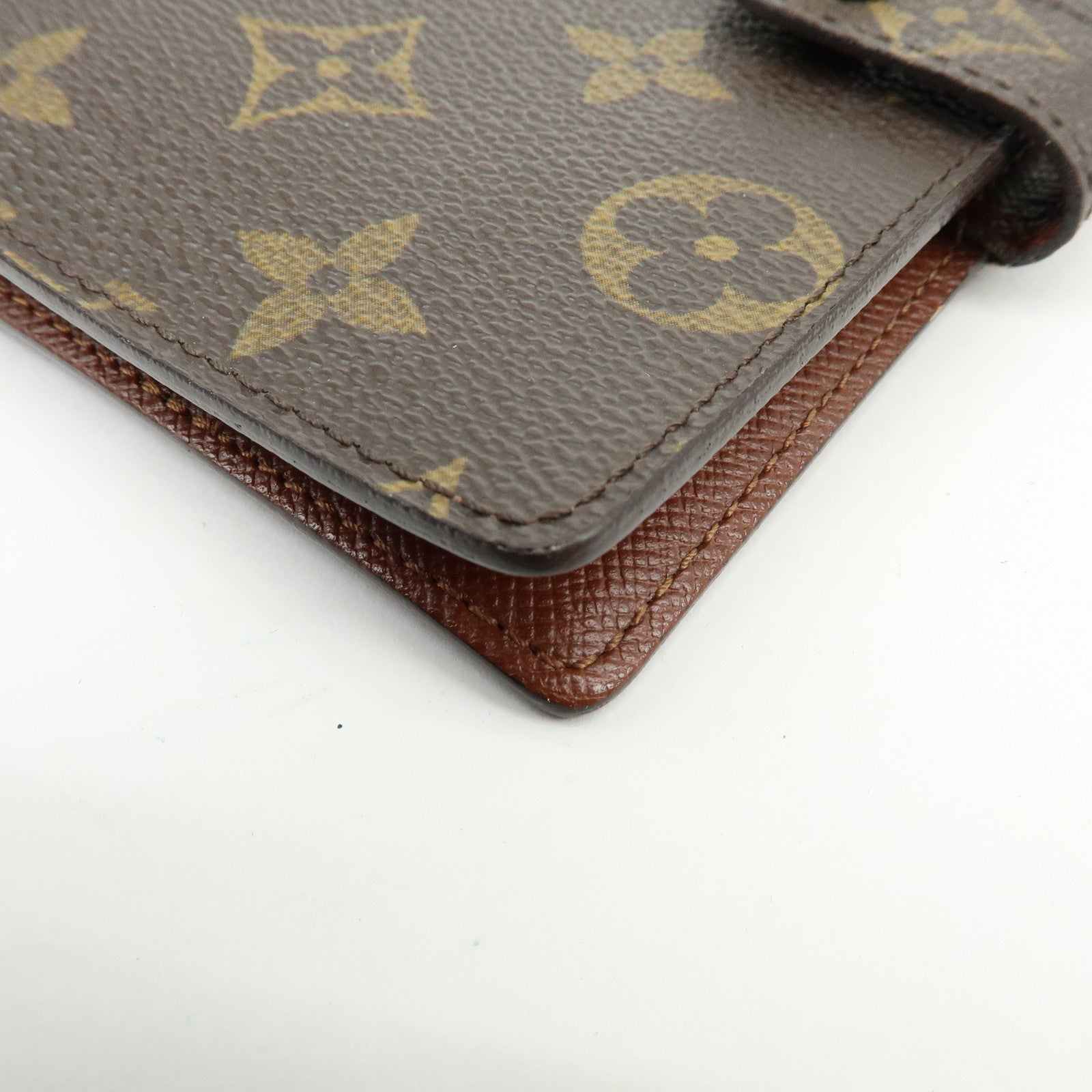 Louis Vuitton Monogram Agenda PM Planner Cover Brown R20005