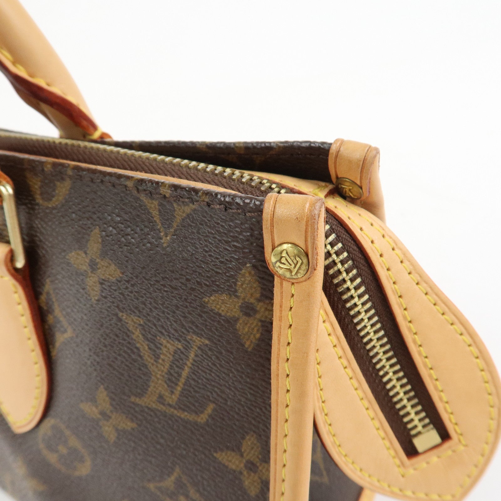 Louis Vuitton Monogram Popincourt Hand Bag Brown M40009