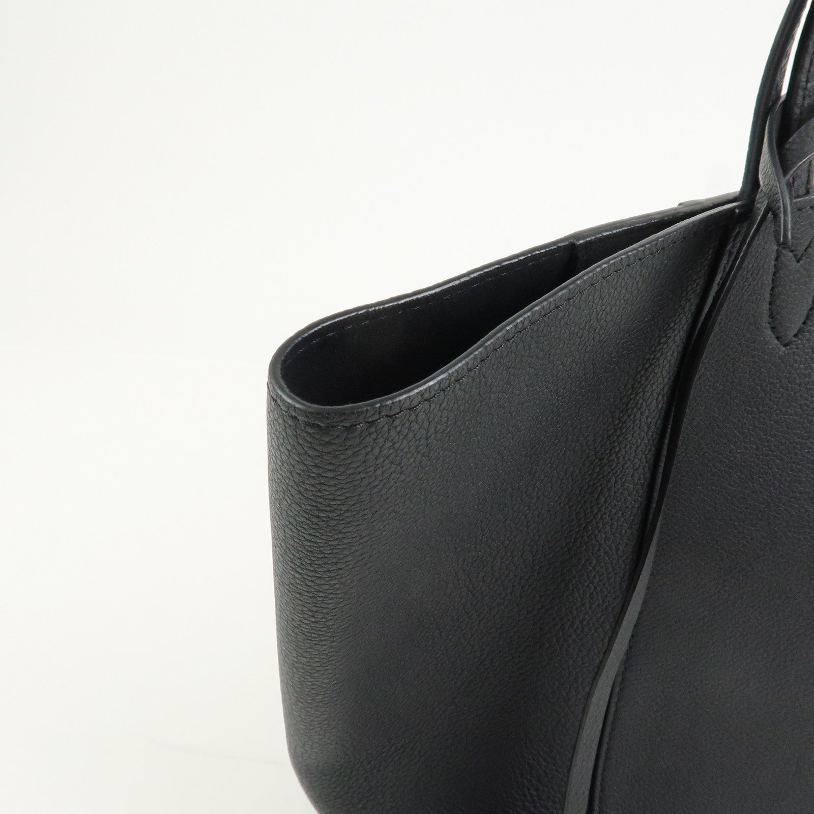 Louis Vuitton Lockme Cabas Leather Tote Bag Hand Bag Noir M42291