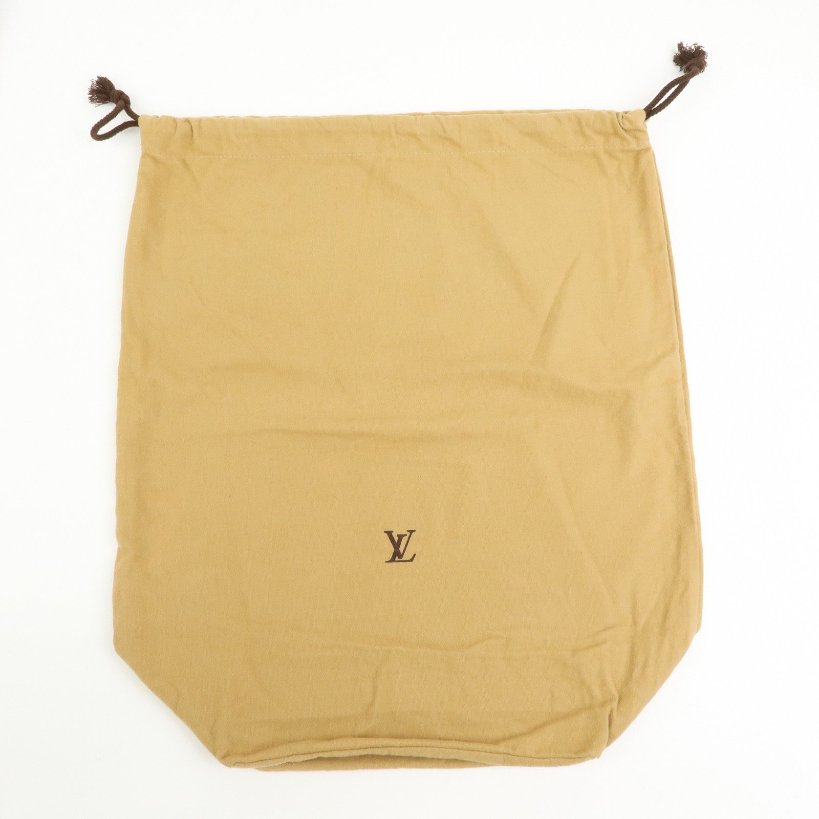 Louis Vuitton Set of 10 Dust Bag Storage Bag Drawstring Style Beige