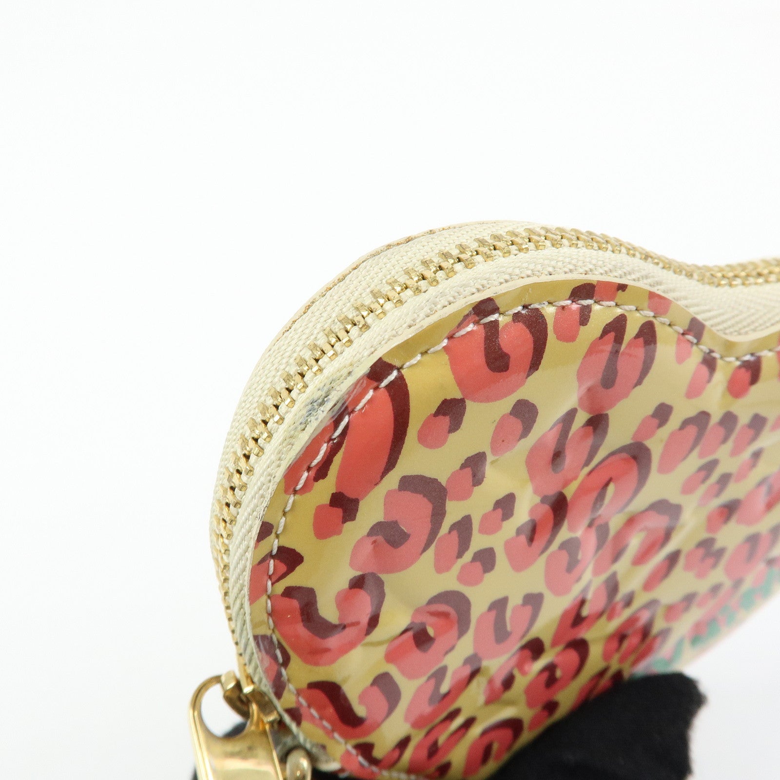 Louis Vuitton Monogram Vernis Porte Monnaie Coeur Coin Case M91473