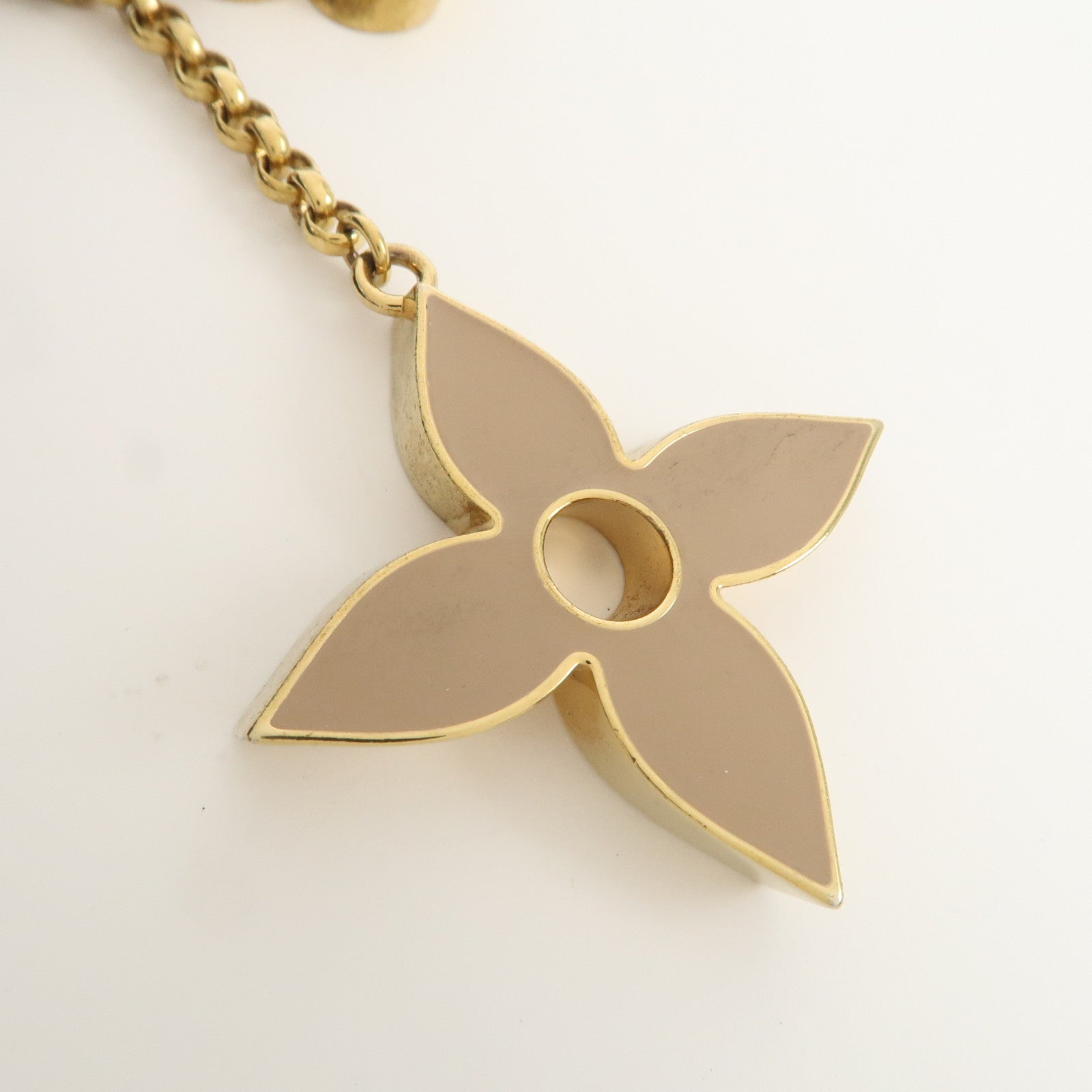 Louis Vuitton Fleur de Monogram Key Chain Bag Charm M67119
