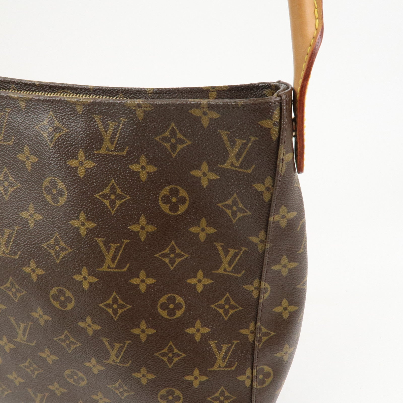 Louis Vuitton Monogram Canvas Looping GM Shoulder Bag Brown M51145