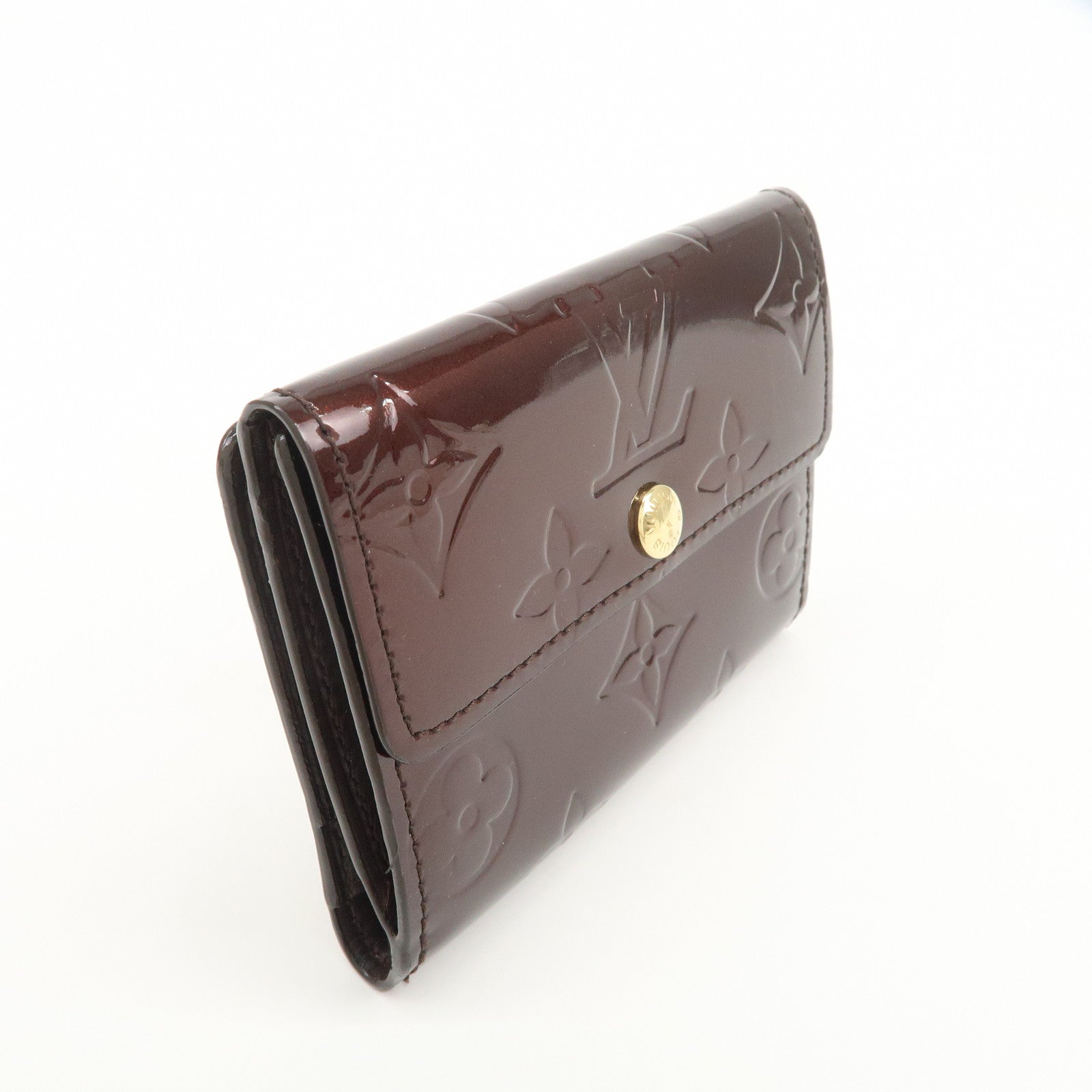 Louis Vuitton Monogram Vernis Leather Ludlow Coin Card Case M93519