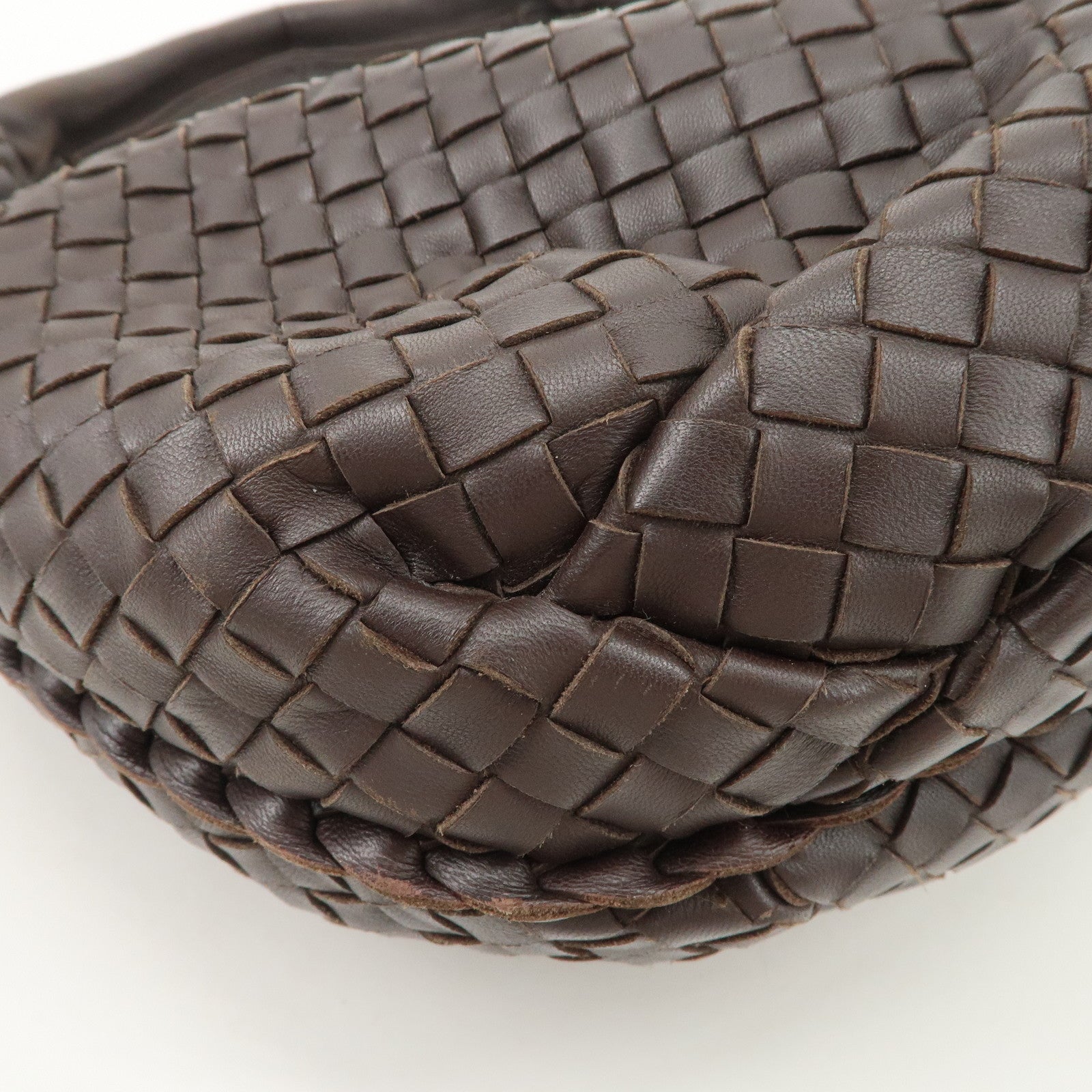 BOTTEGA VENETA Hobo Intrecciato Leather Shoulder Bag 232499