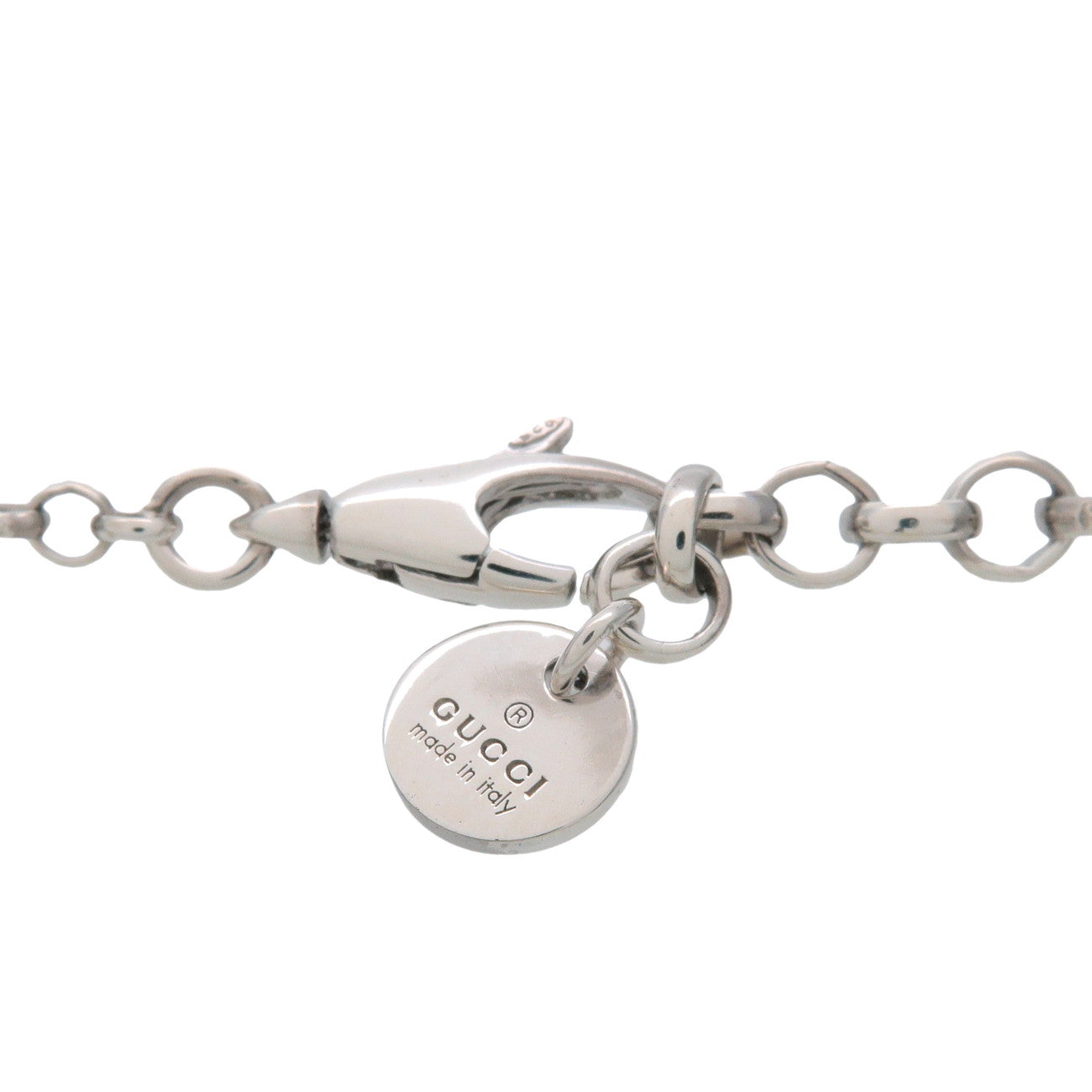 GUCCI Blind For Love Necklace SV958 Silver