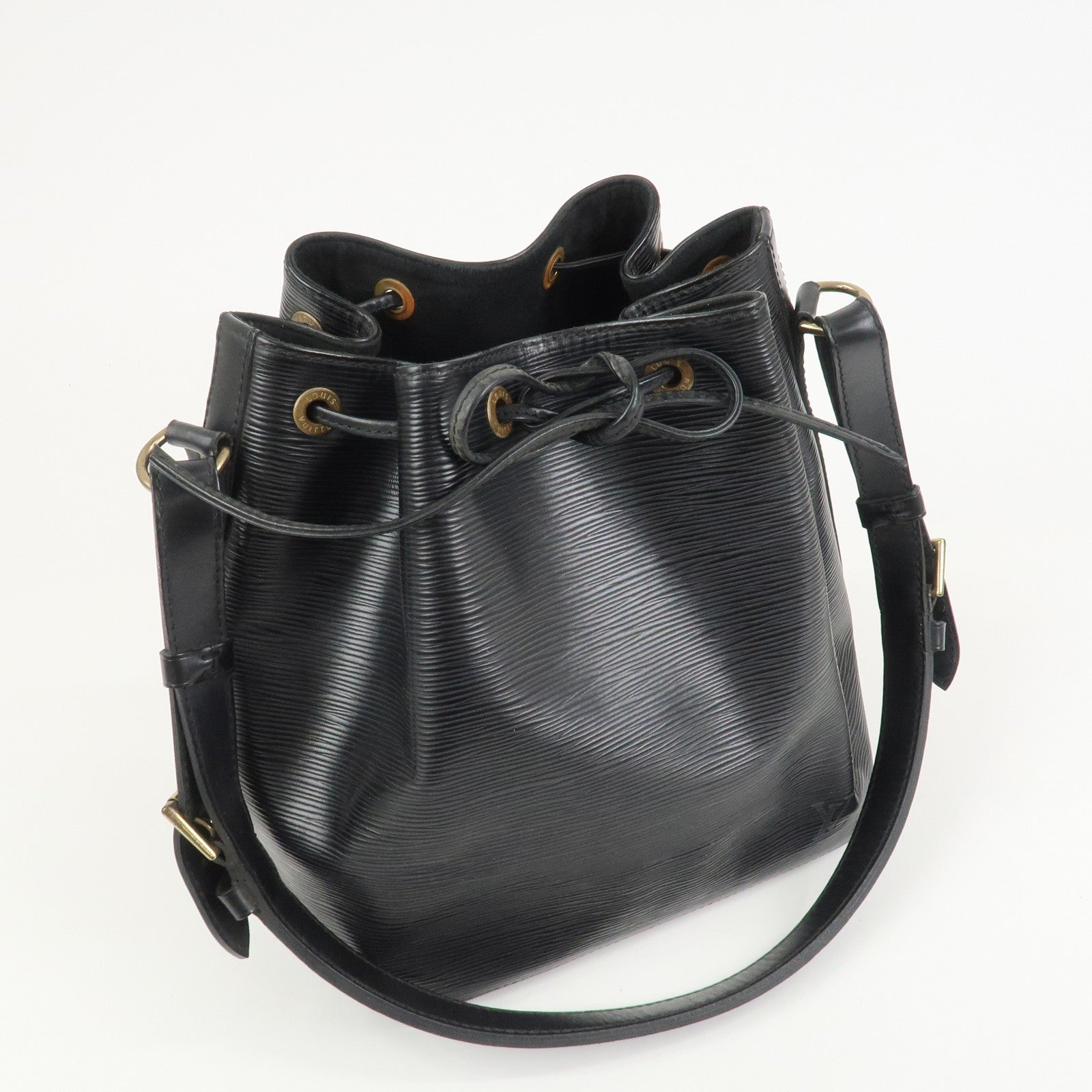 Louis Vuitton Epi Leather Petit Noe Shoulder Bag Noir Black M59012