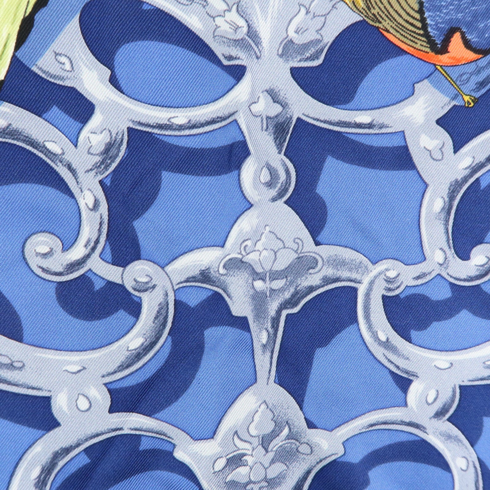 HERMES Carre 90 Silk 100% Scarf OISEAUX DE L'INDE ET DE L'HIMALAYA