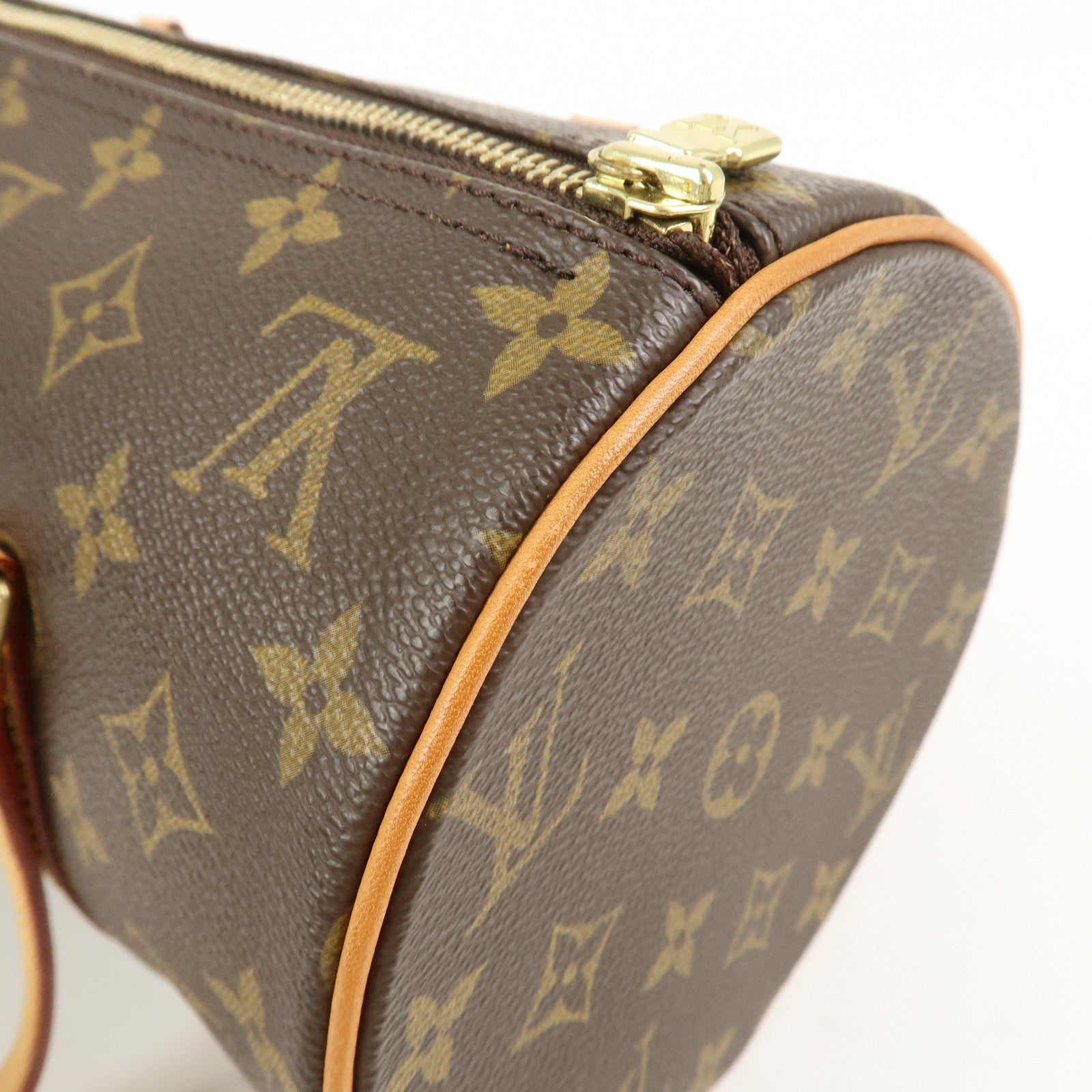 Louis Vuitton Monogram Papillon 30 Hand Bag New Style Brown M51385