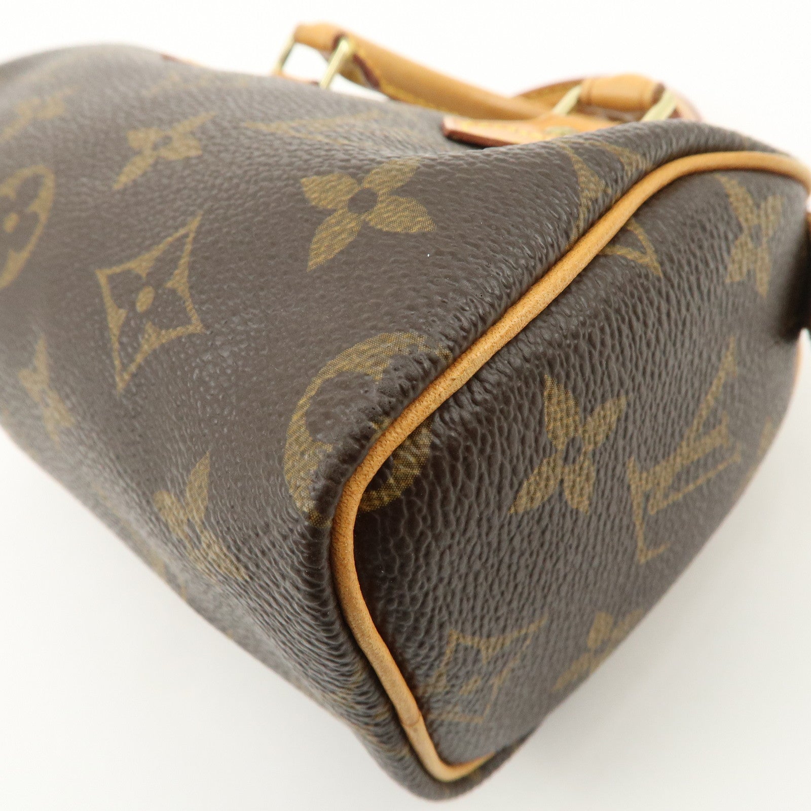 Louis Vuitton Monogram Mini Speedy & Shoulder Strap Brown M41534