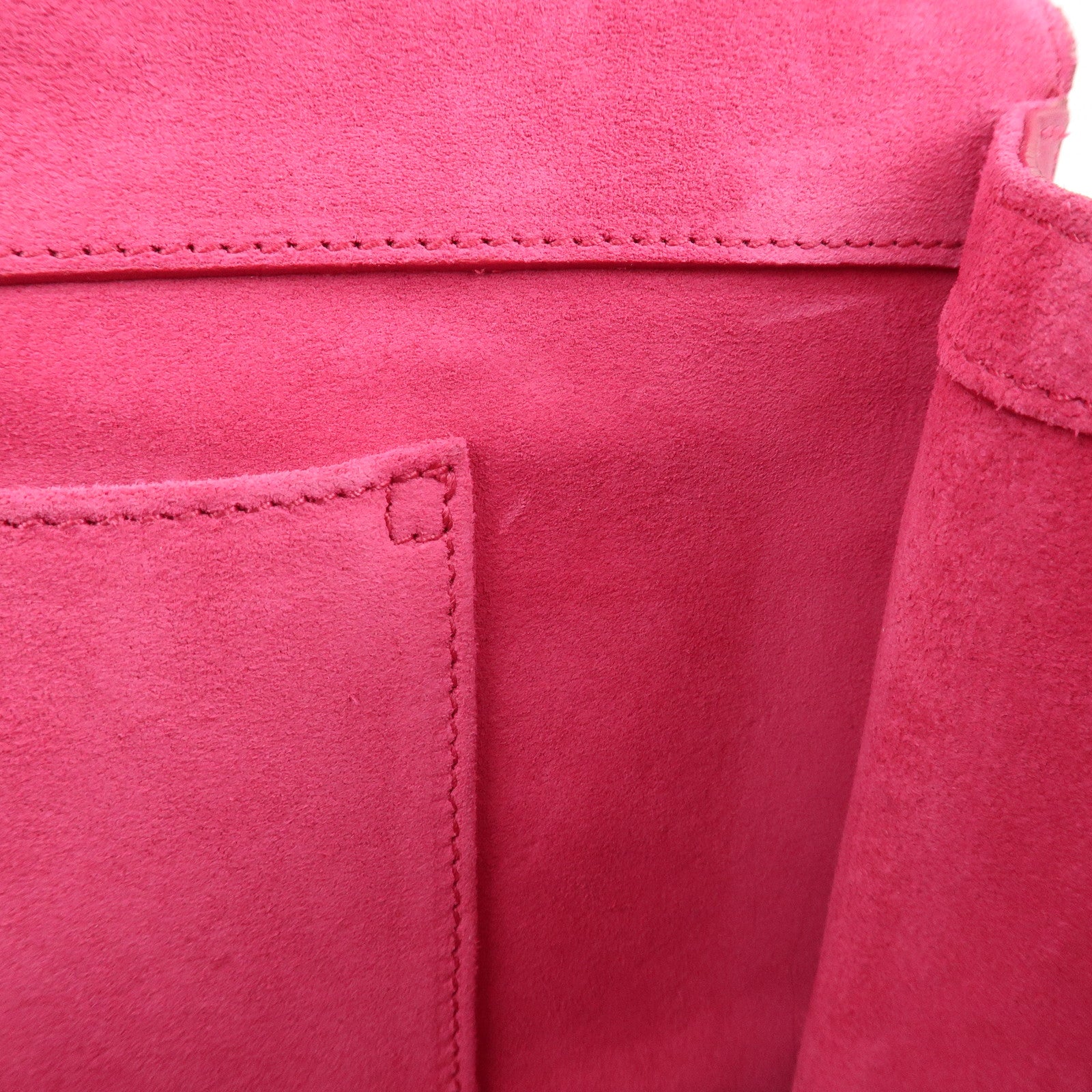SAINT LAURENT PARIS Leather Clutch Bag Y Line Pink 311213