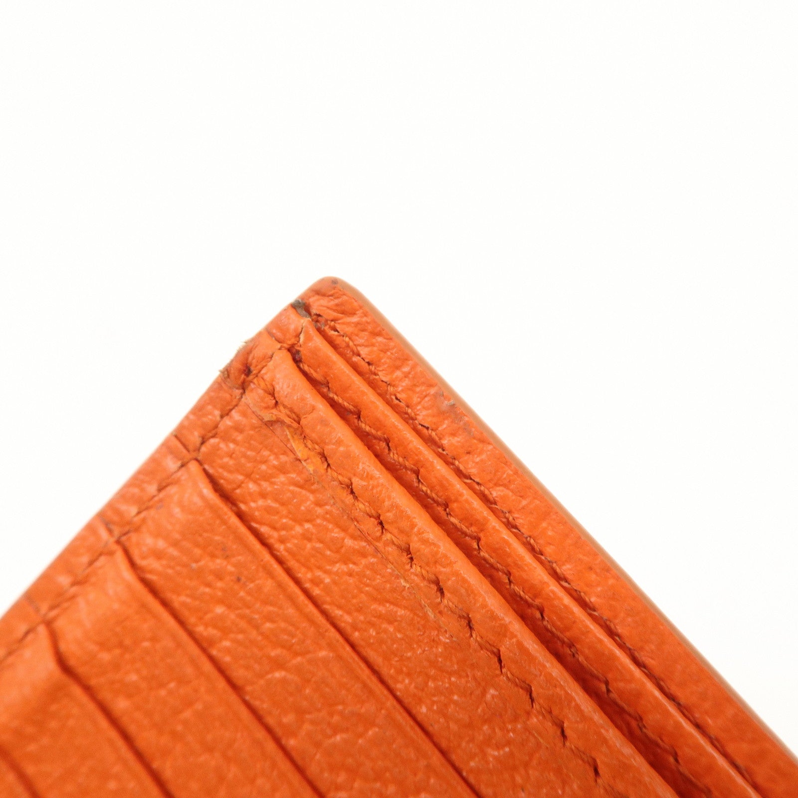 GUCCI GG Supreme Compact Bi-fold Wallet Beige Orange 768244