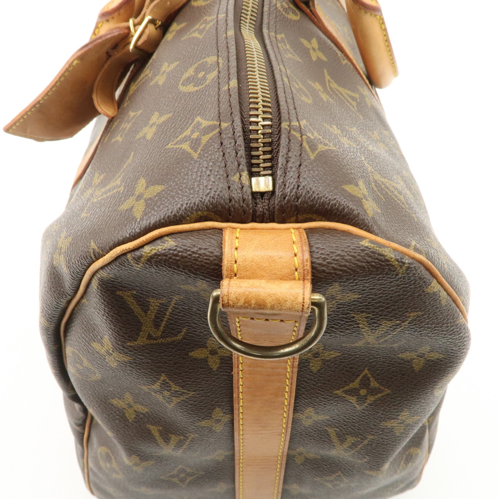 Louis Vuitton Monogram Keep All 45 Boston Bag Brown M41418 Used