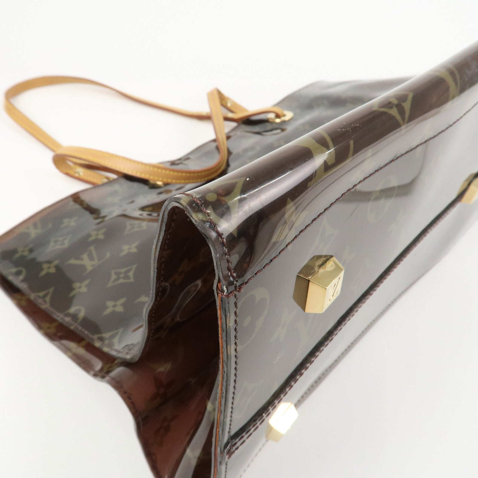 Louis Vuitton Monogram Cabas Cruise Vinyl Tote Bag Brown M50500