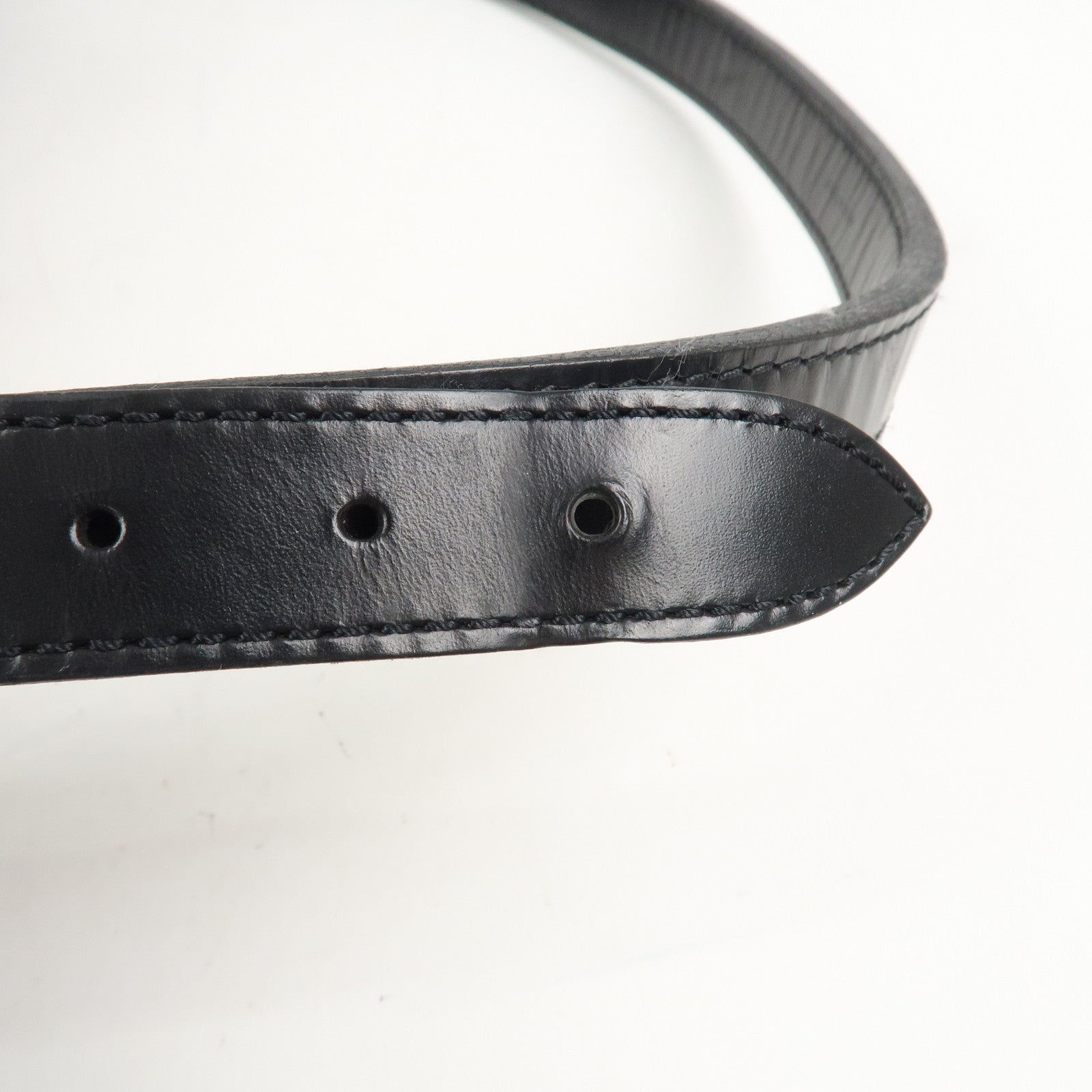 Louis Vuitton Epi Leather Petit Noe Bicolor Noir Toledo Blue Ｍ44152