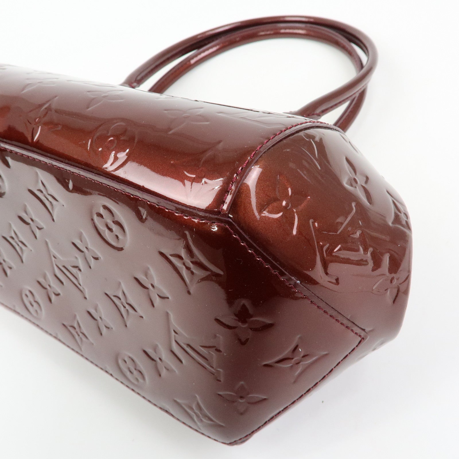 Louis Vuitton Monogram Vernis Sherwood PM Boston Hand Bag M91492